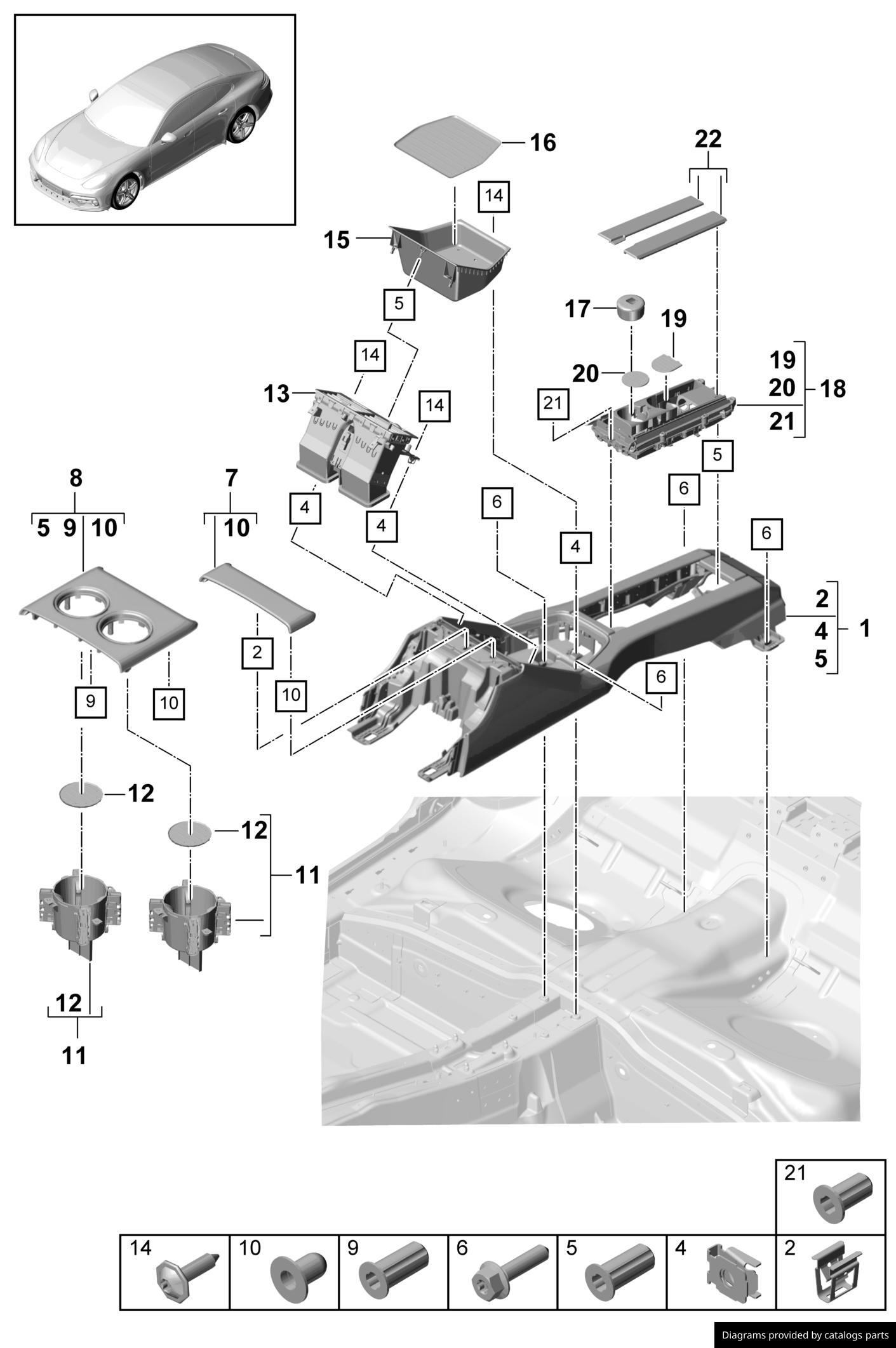 Car part diagram