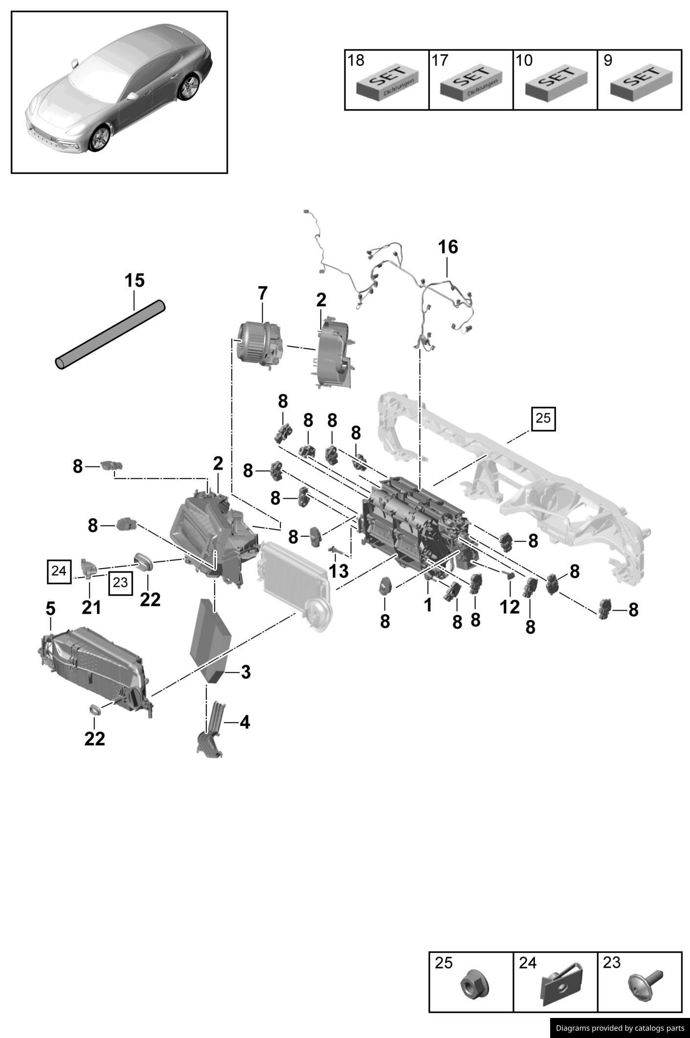 Car part diagram