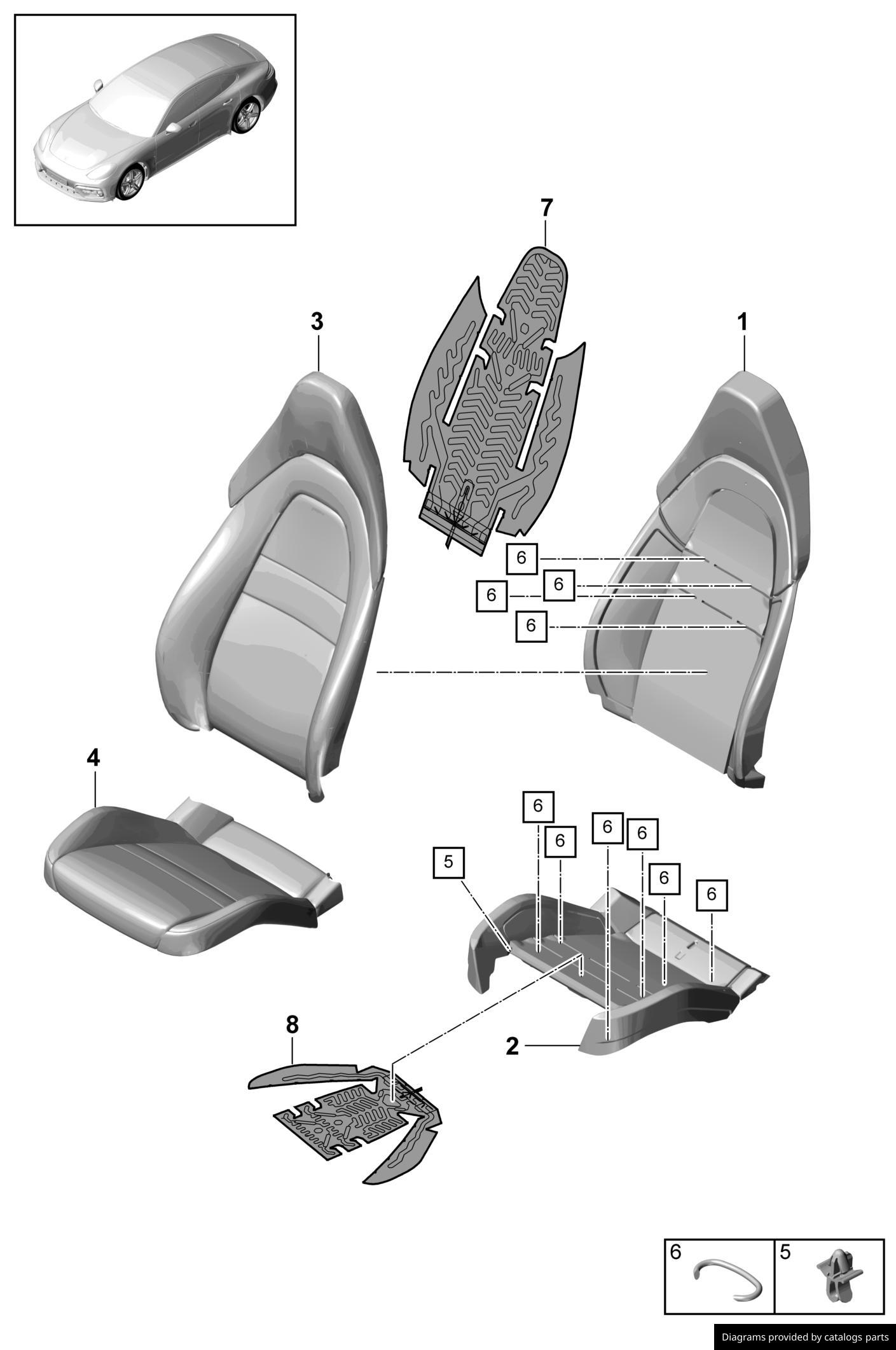 Car part diagram
