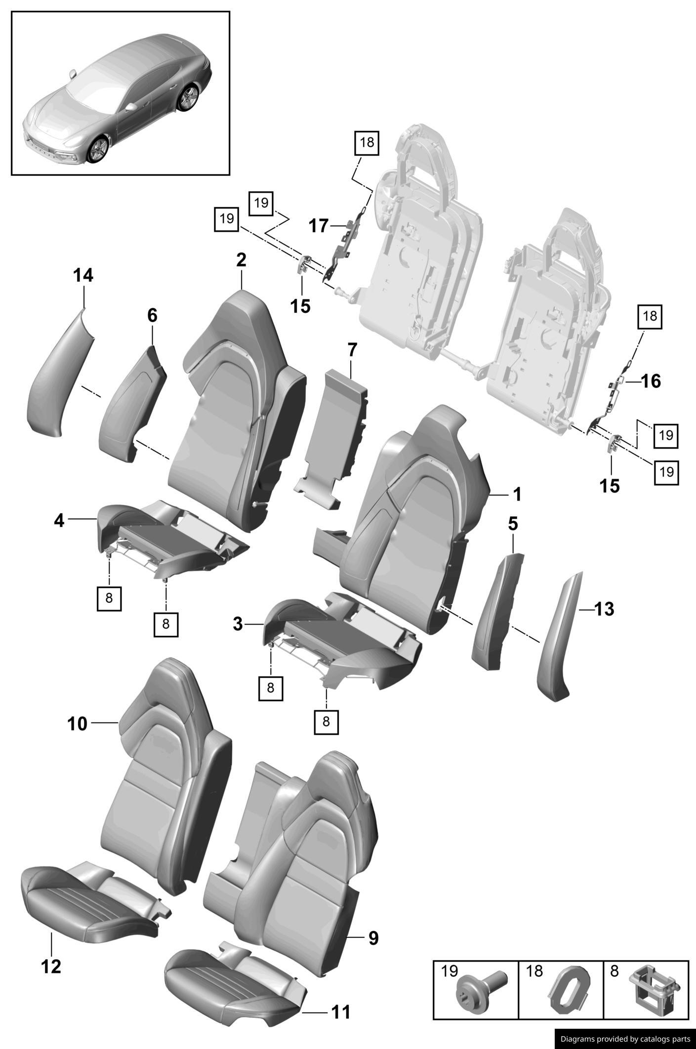 Car part diagram