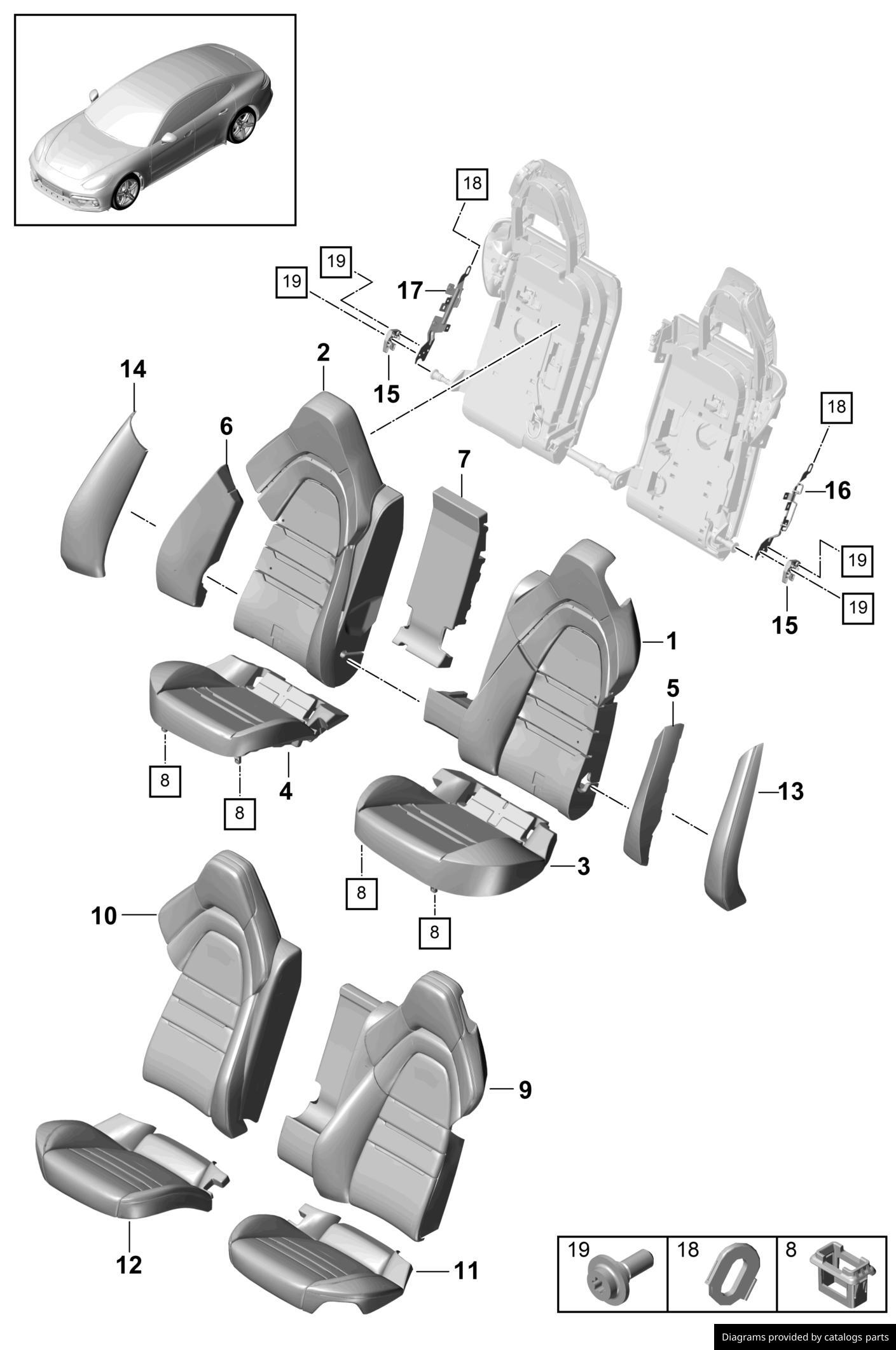 Car part diagram