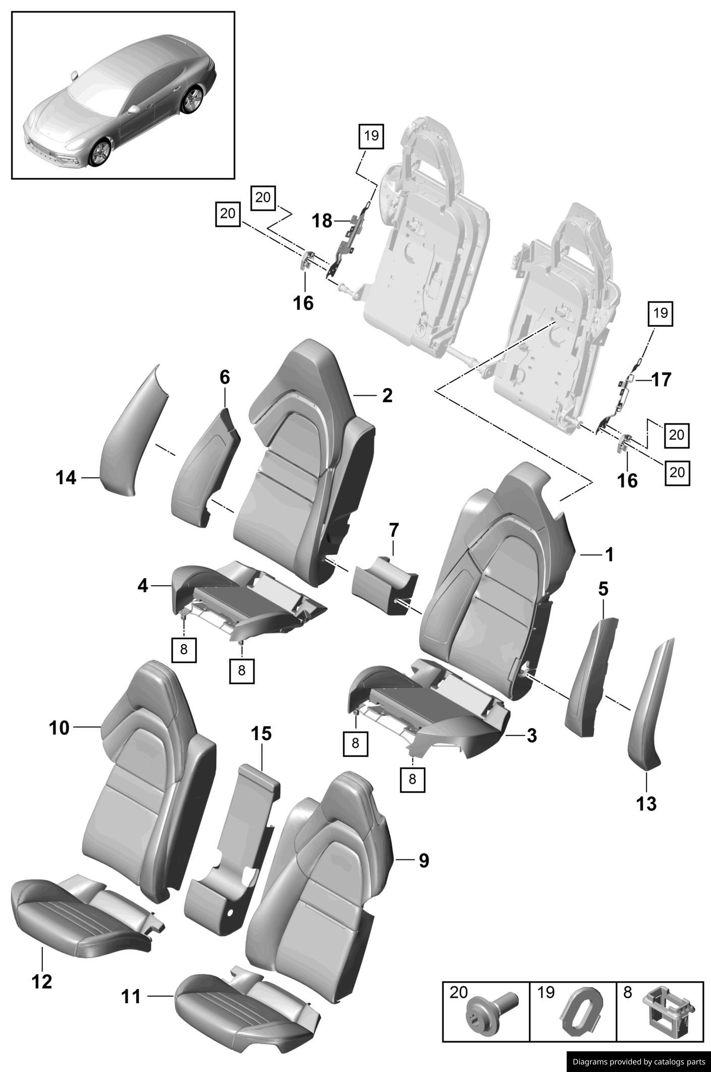 Car part diagram