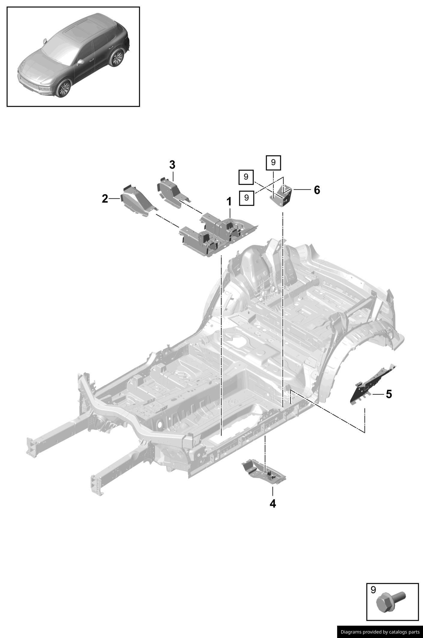 Car part diagram