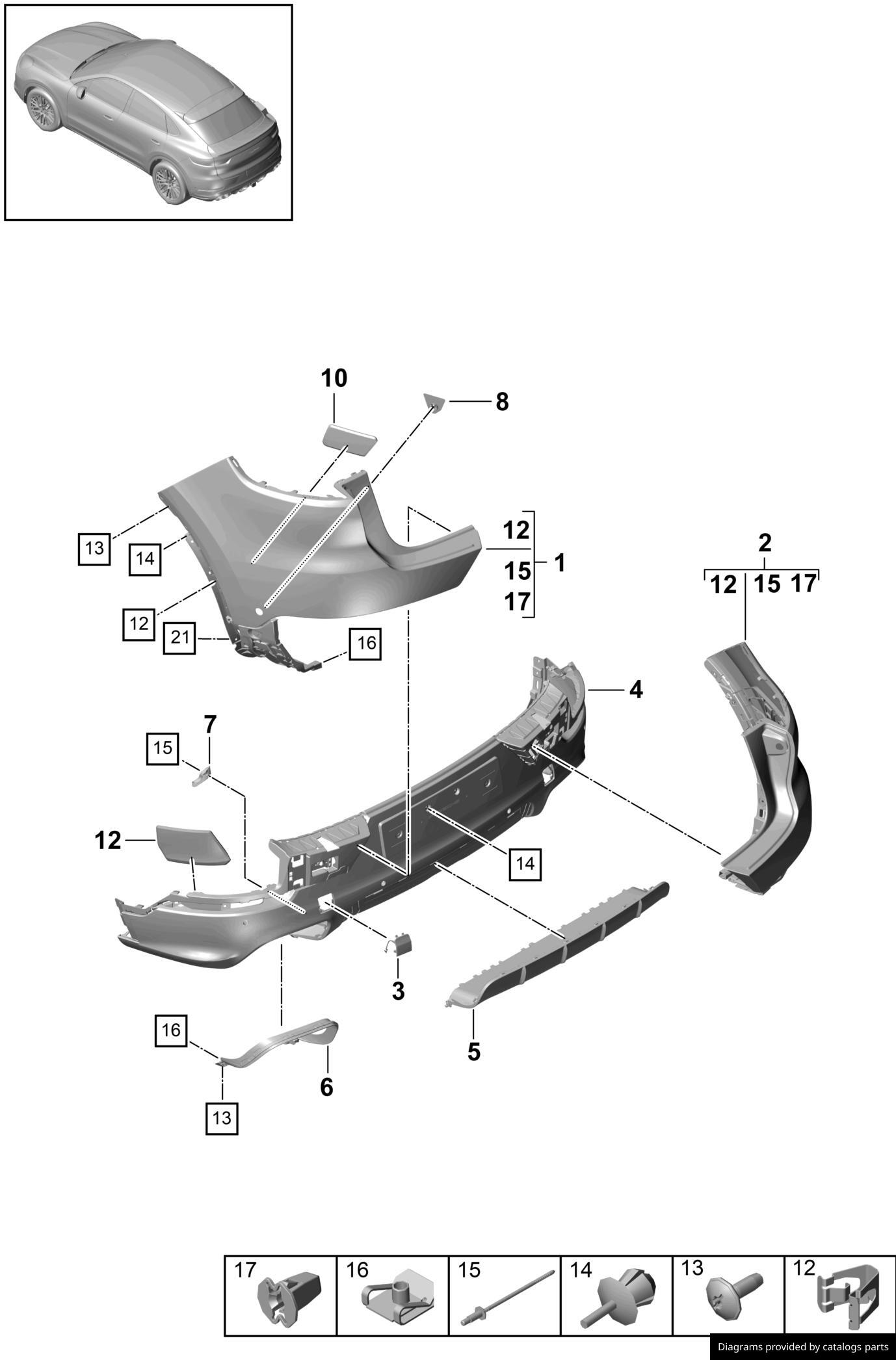 Car part diagram