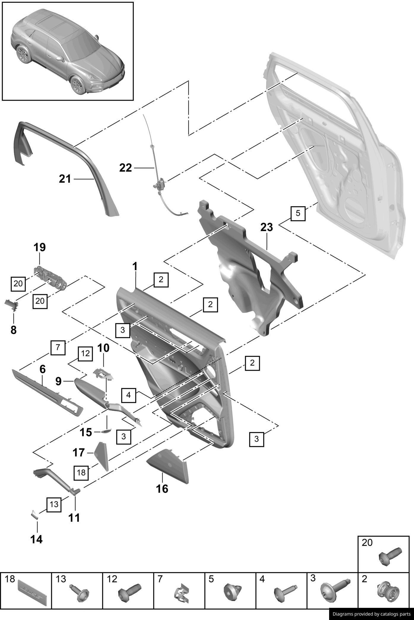 Car part diagram