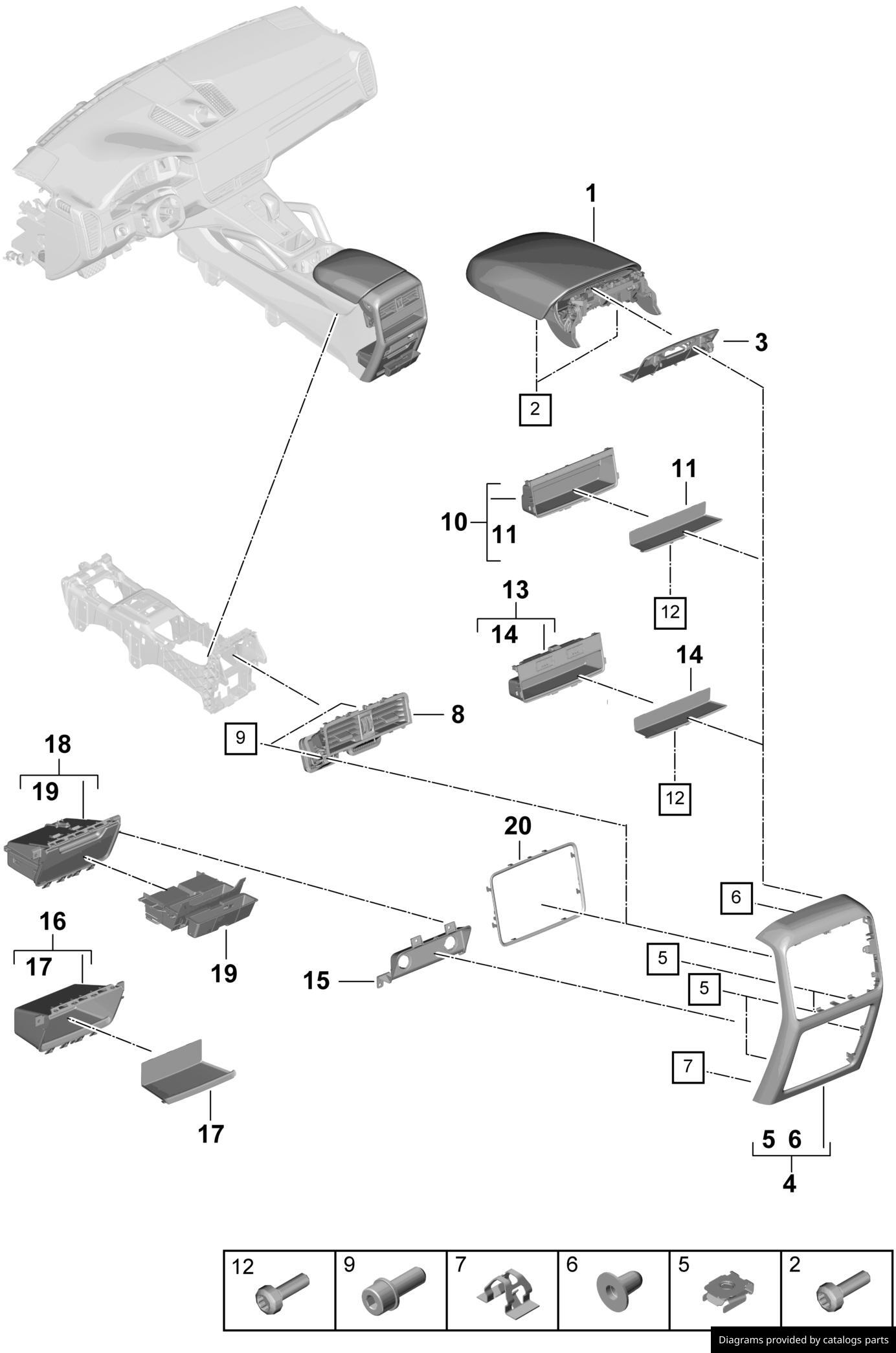 Car part diagram