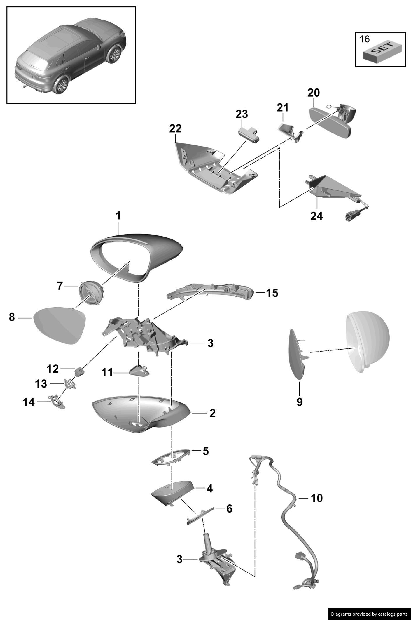 Car part diagram