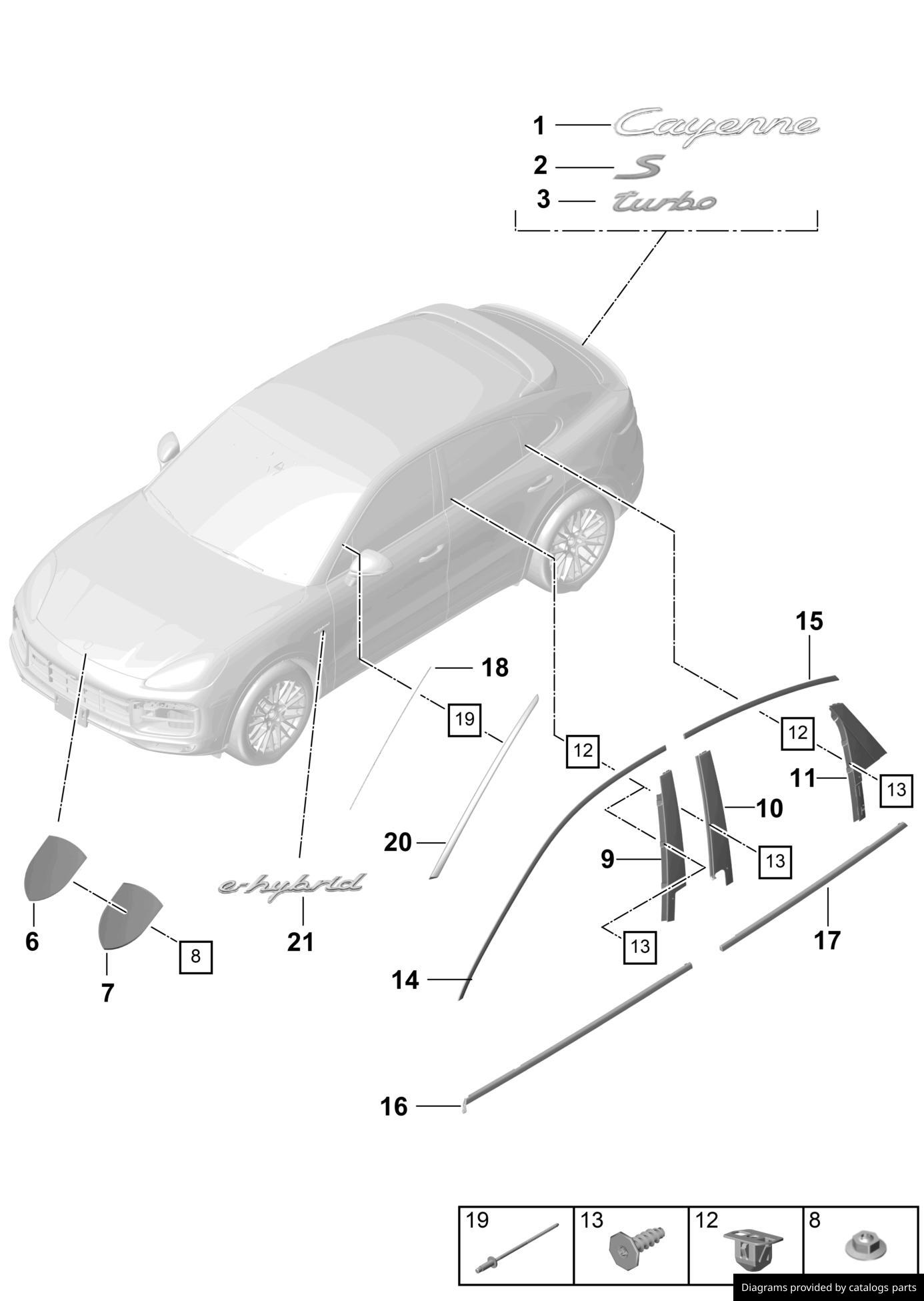Car part diagram