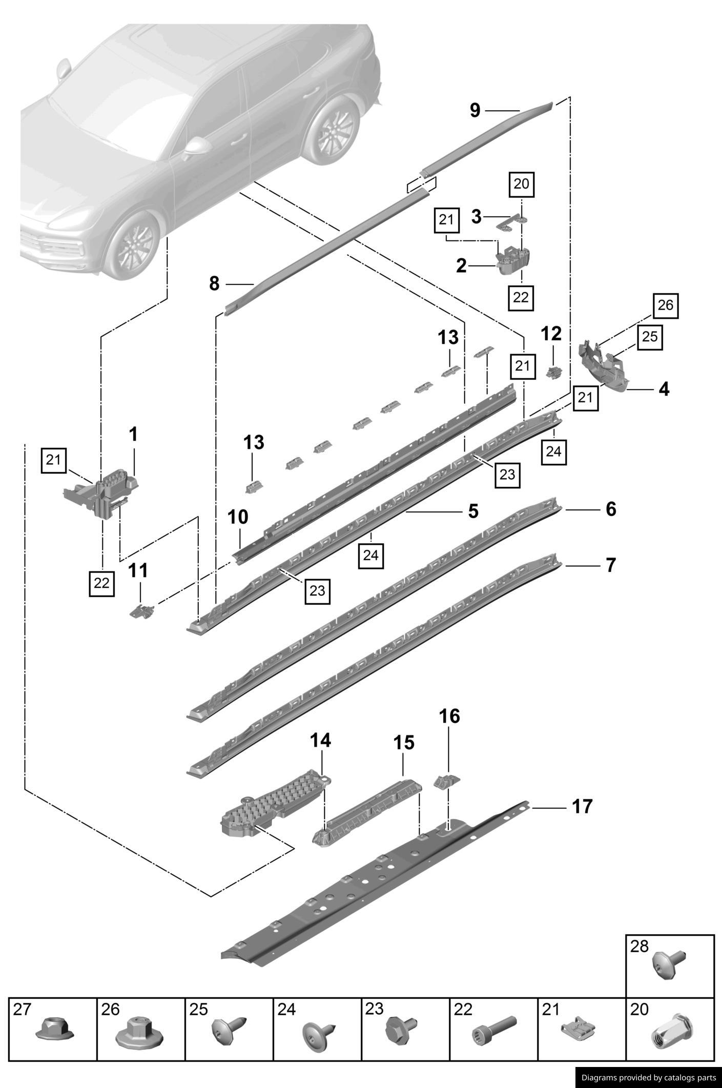 Car part diagram