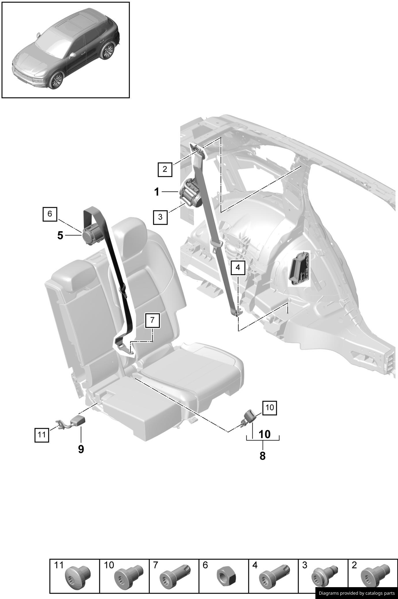 Car part diagram