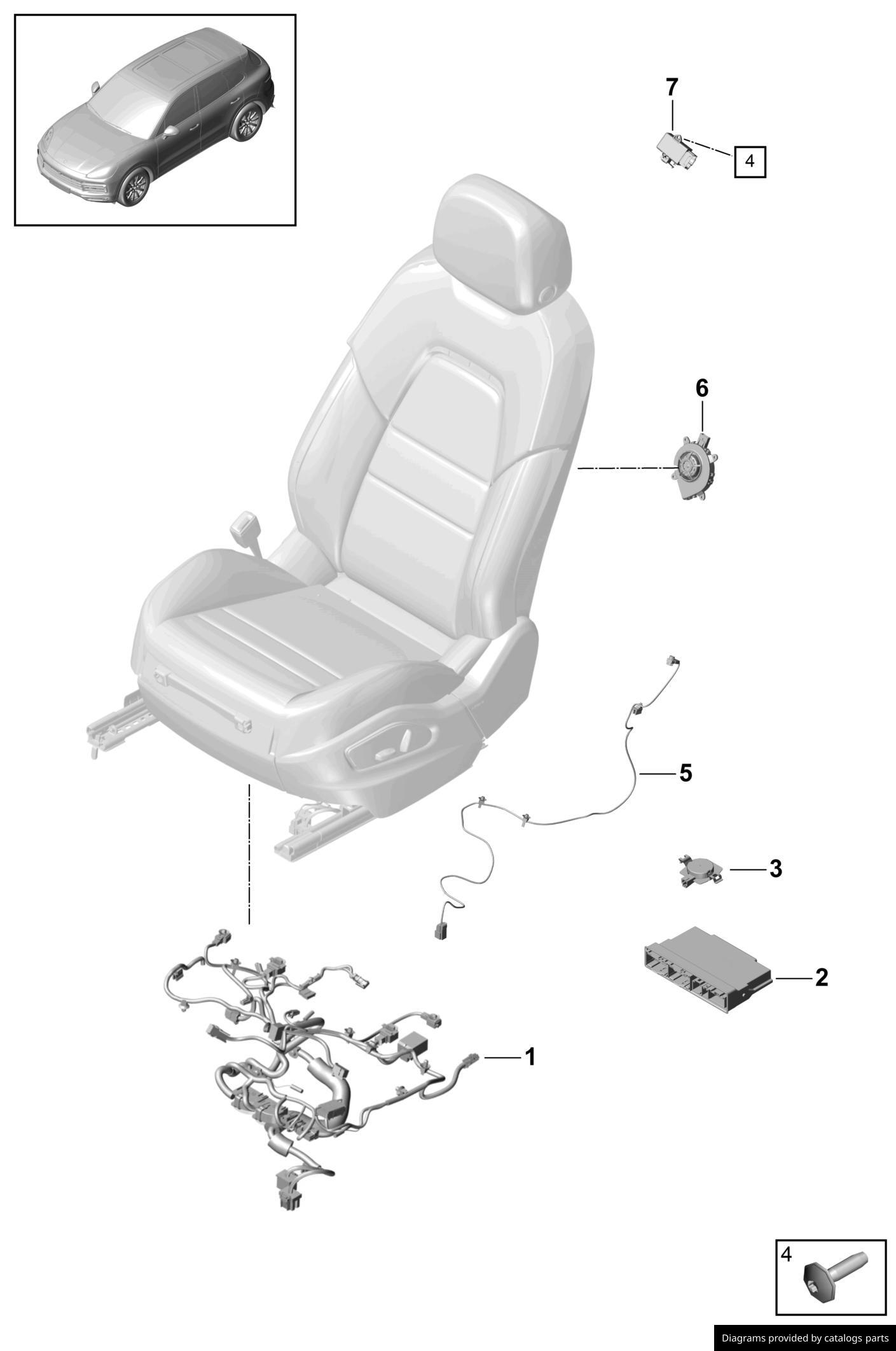 Car part diagram