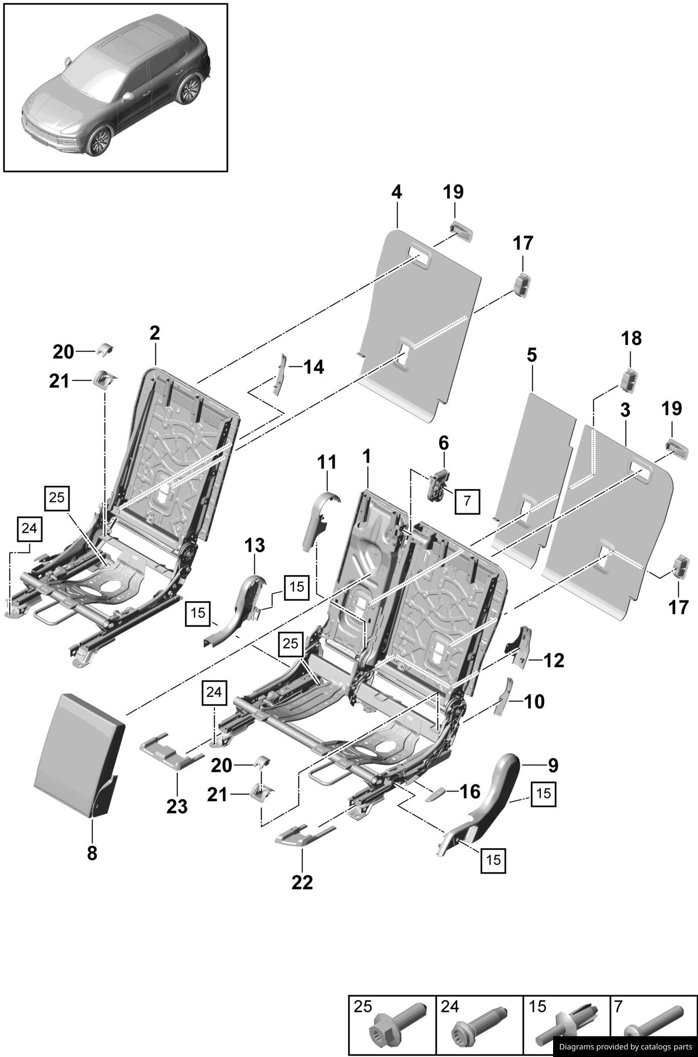 Car part diagram