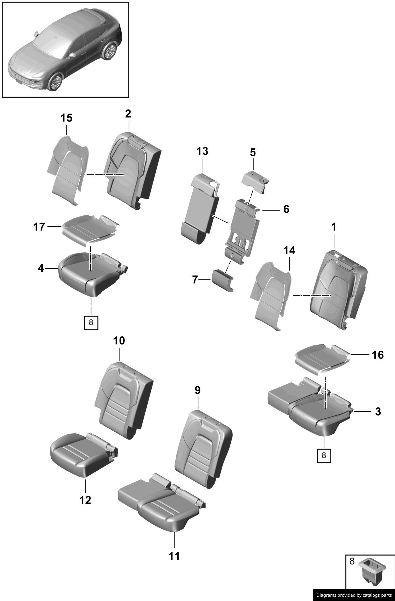 Car part diagram