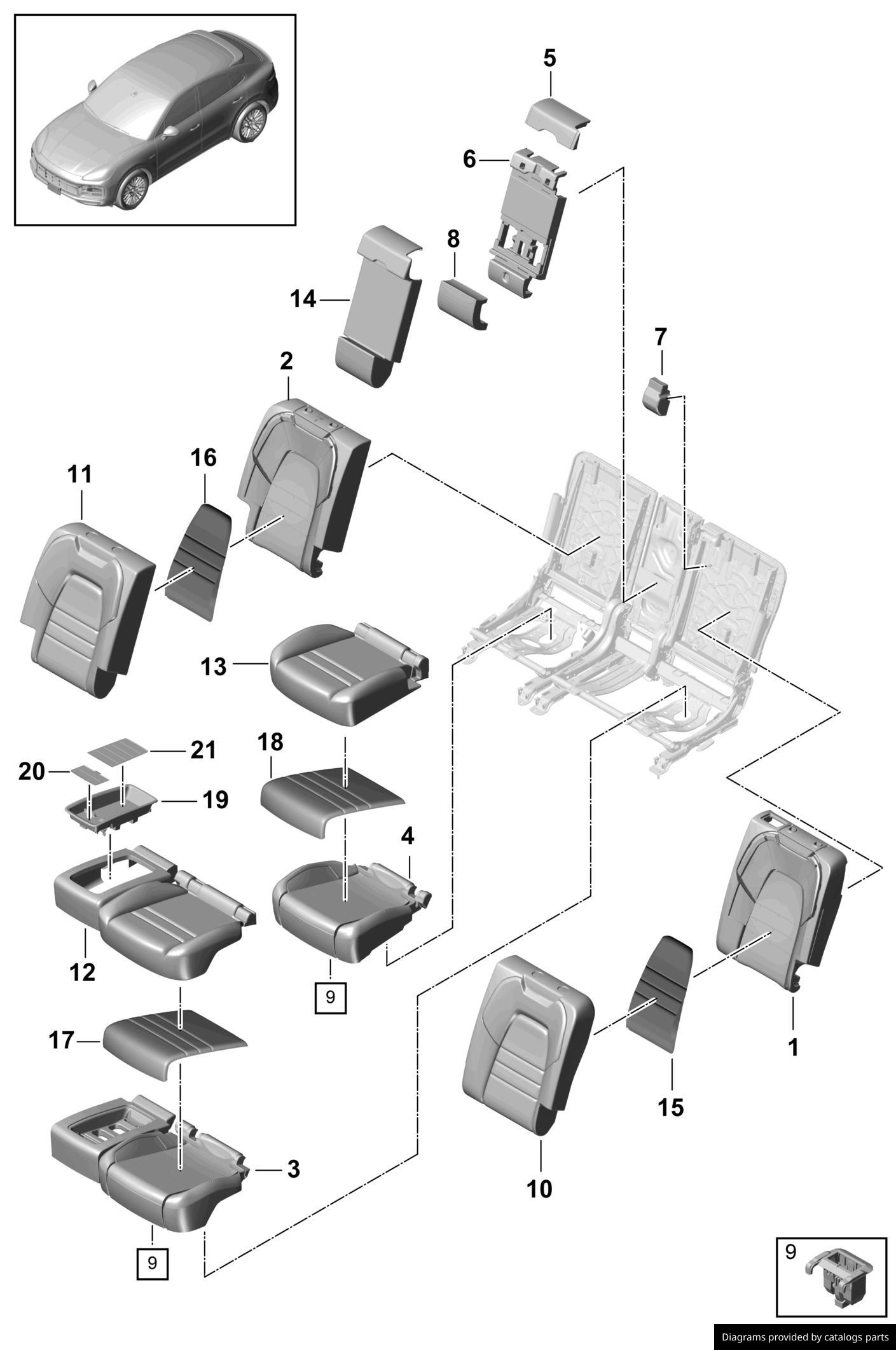 Car part diagram