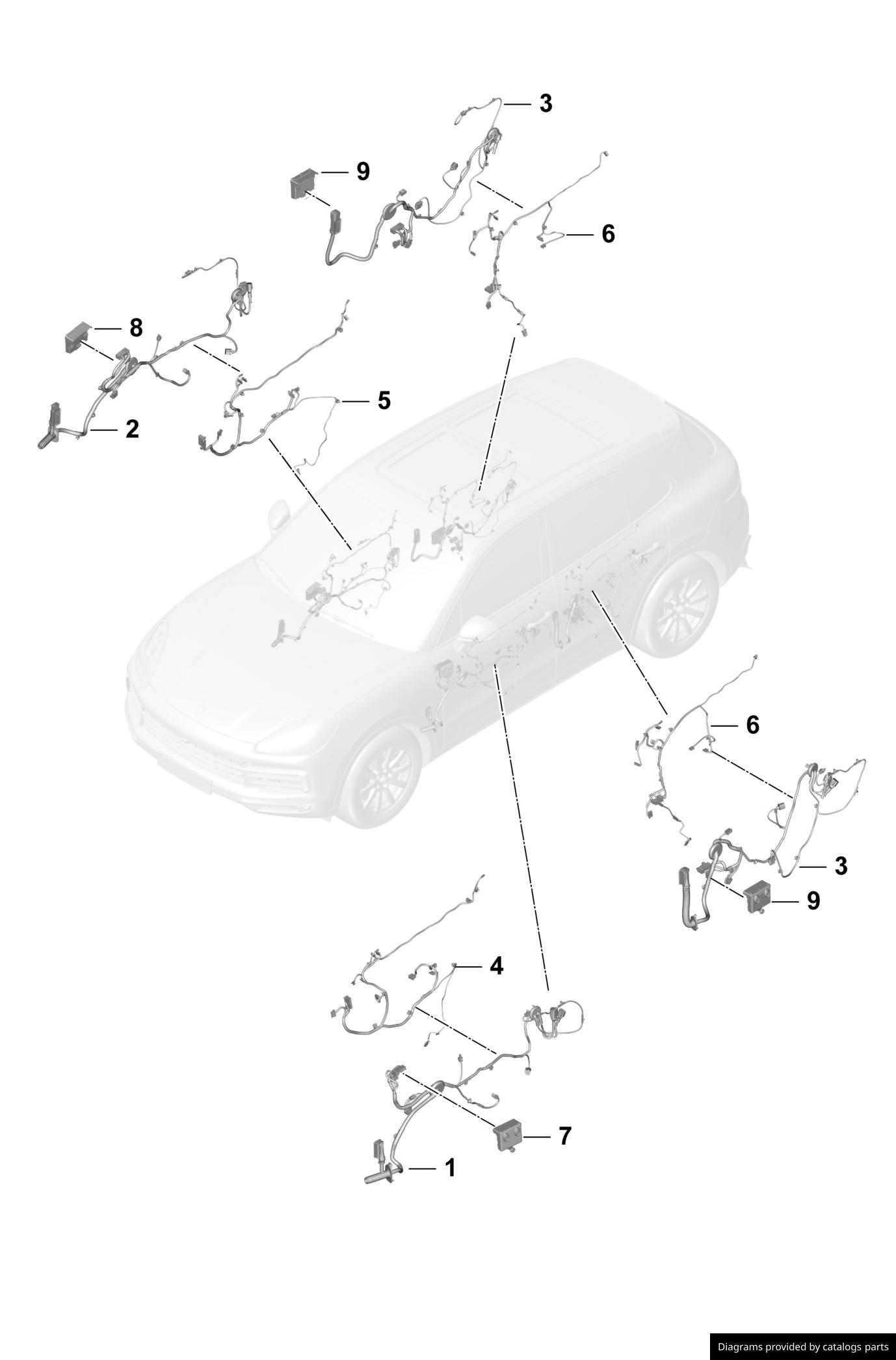 Car part diagram