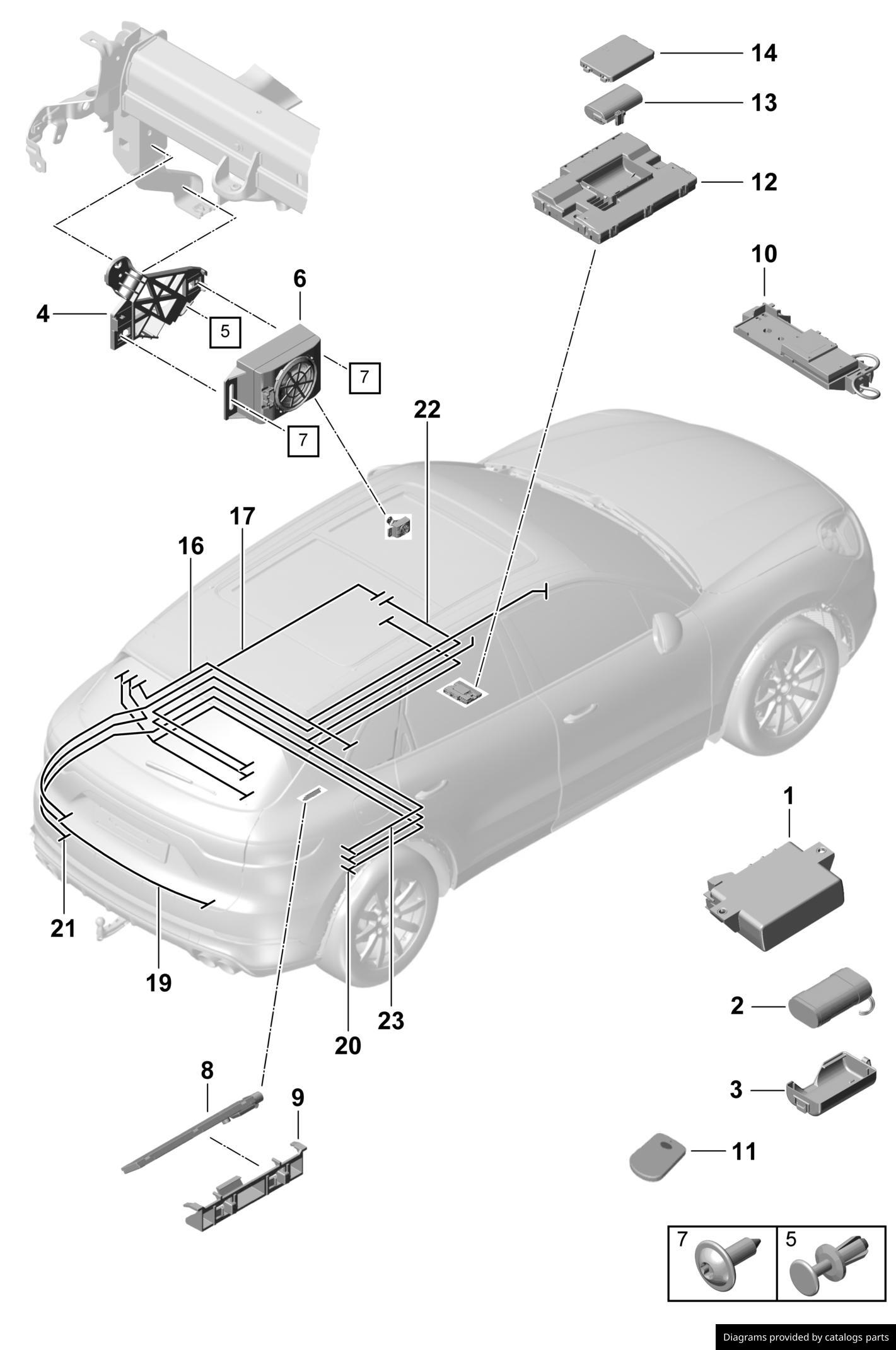 Car part diagram