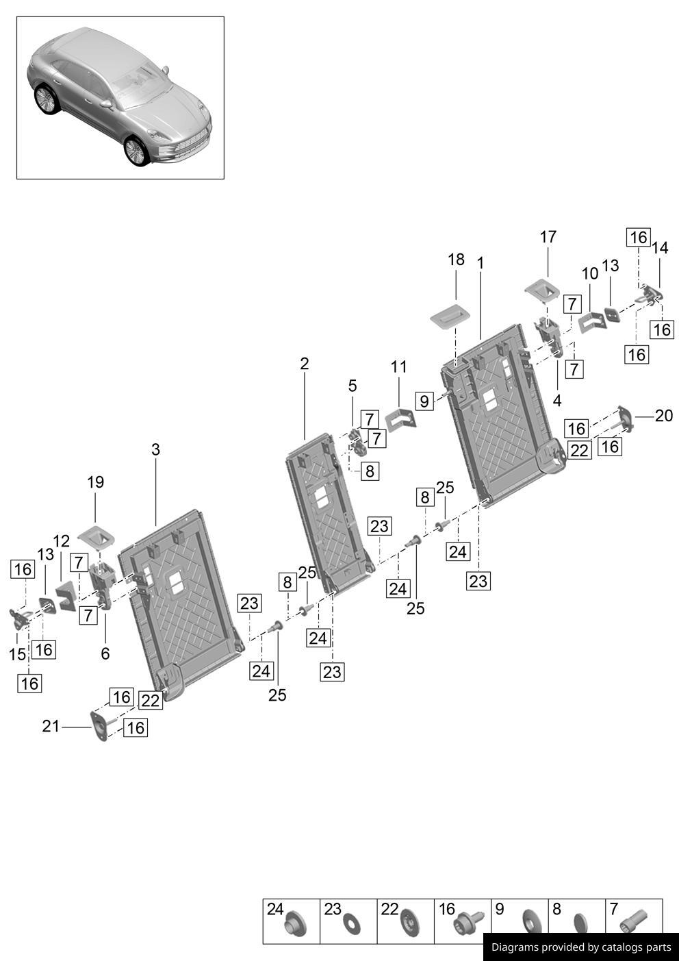 Car part diagram