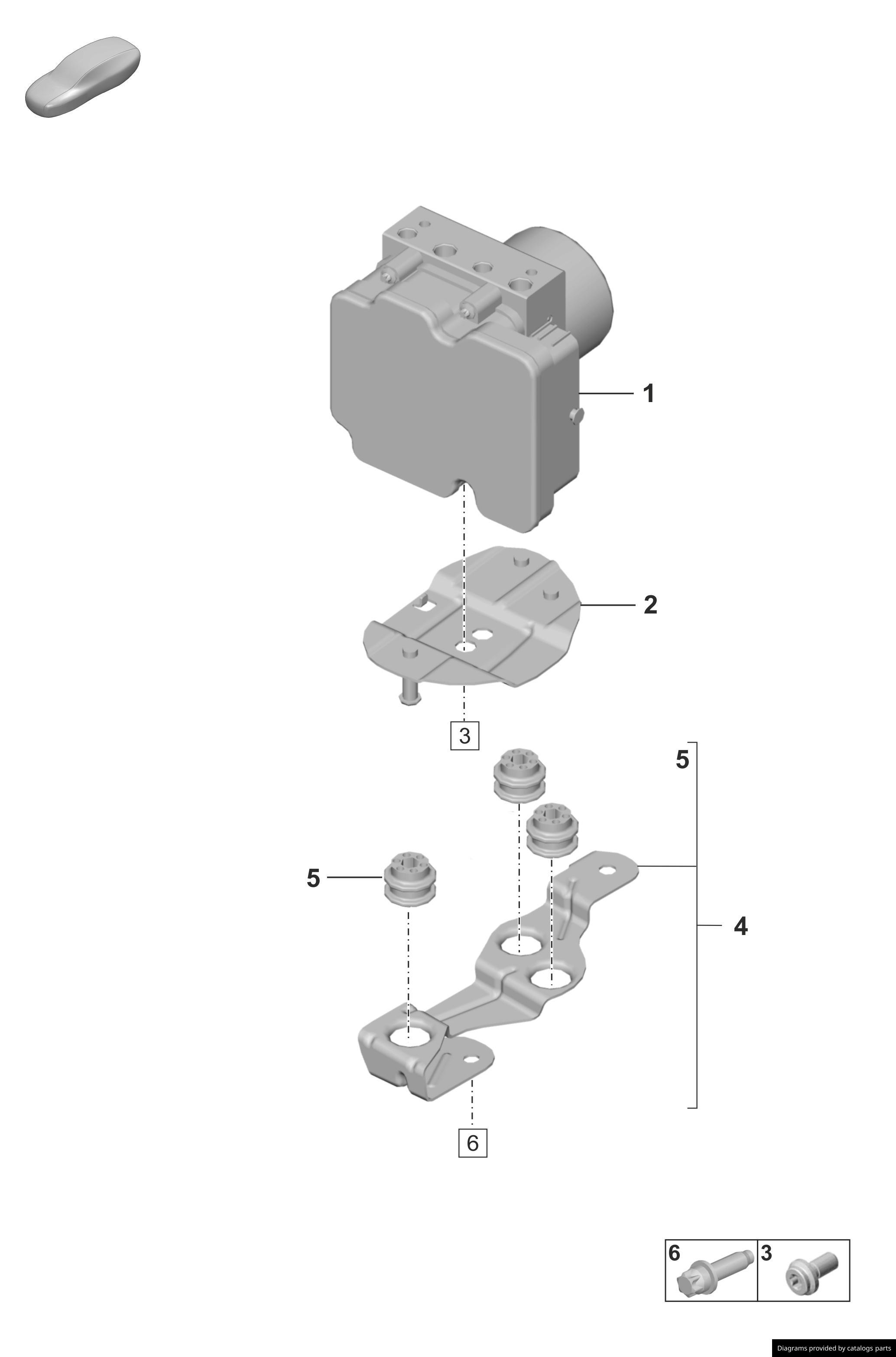 Car part diagram