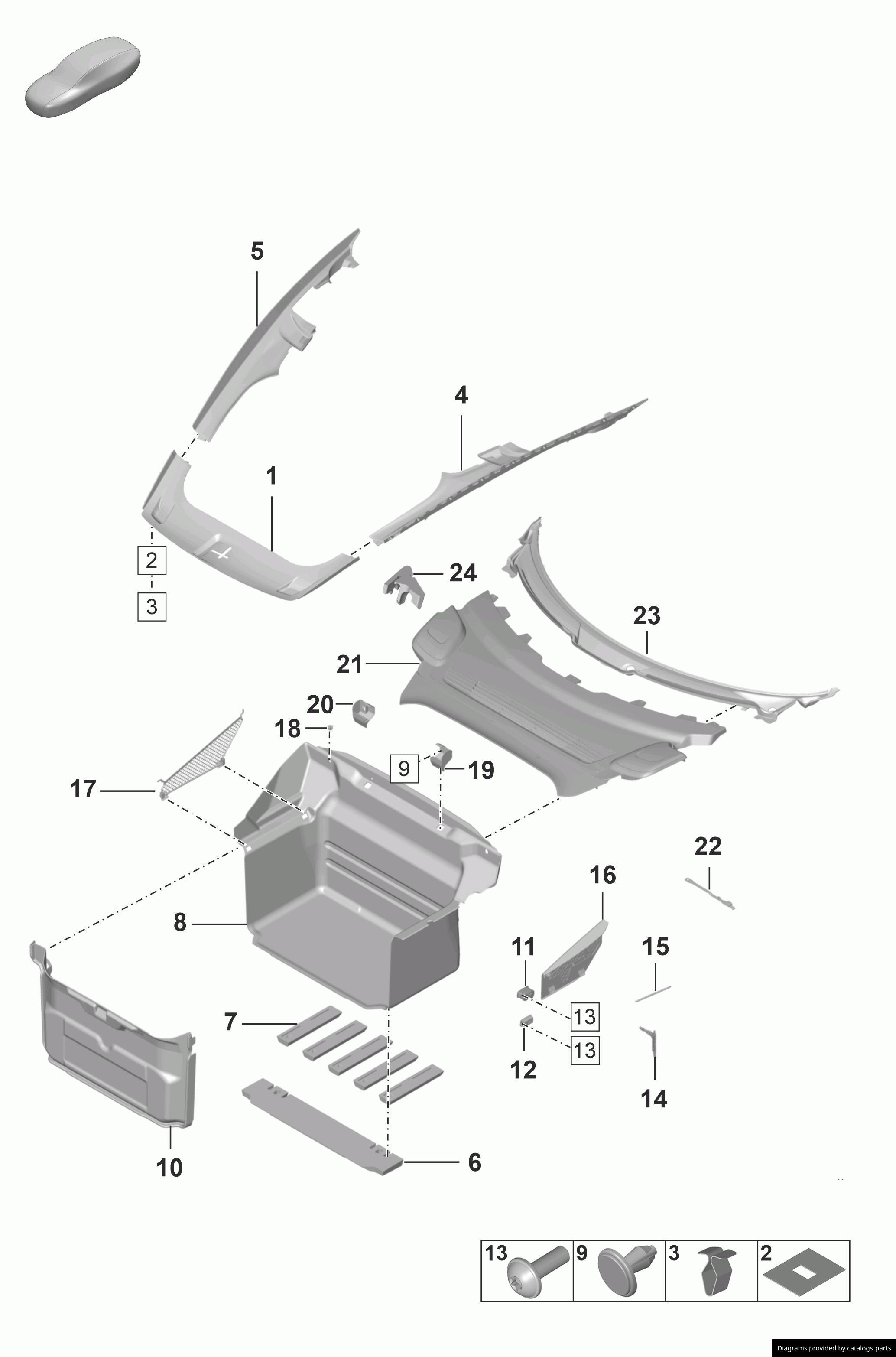 Car part diagram