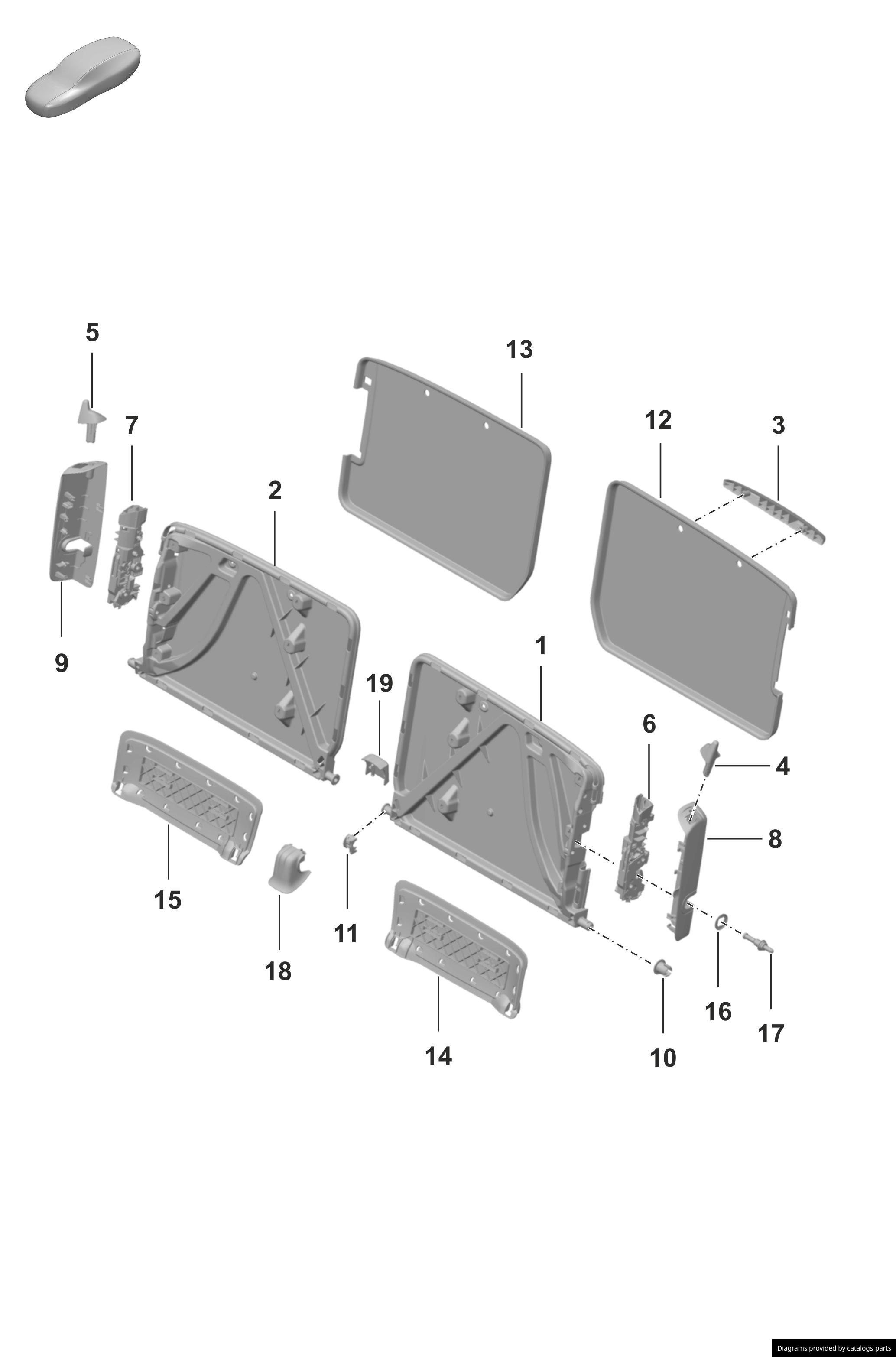 Car part diagram