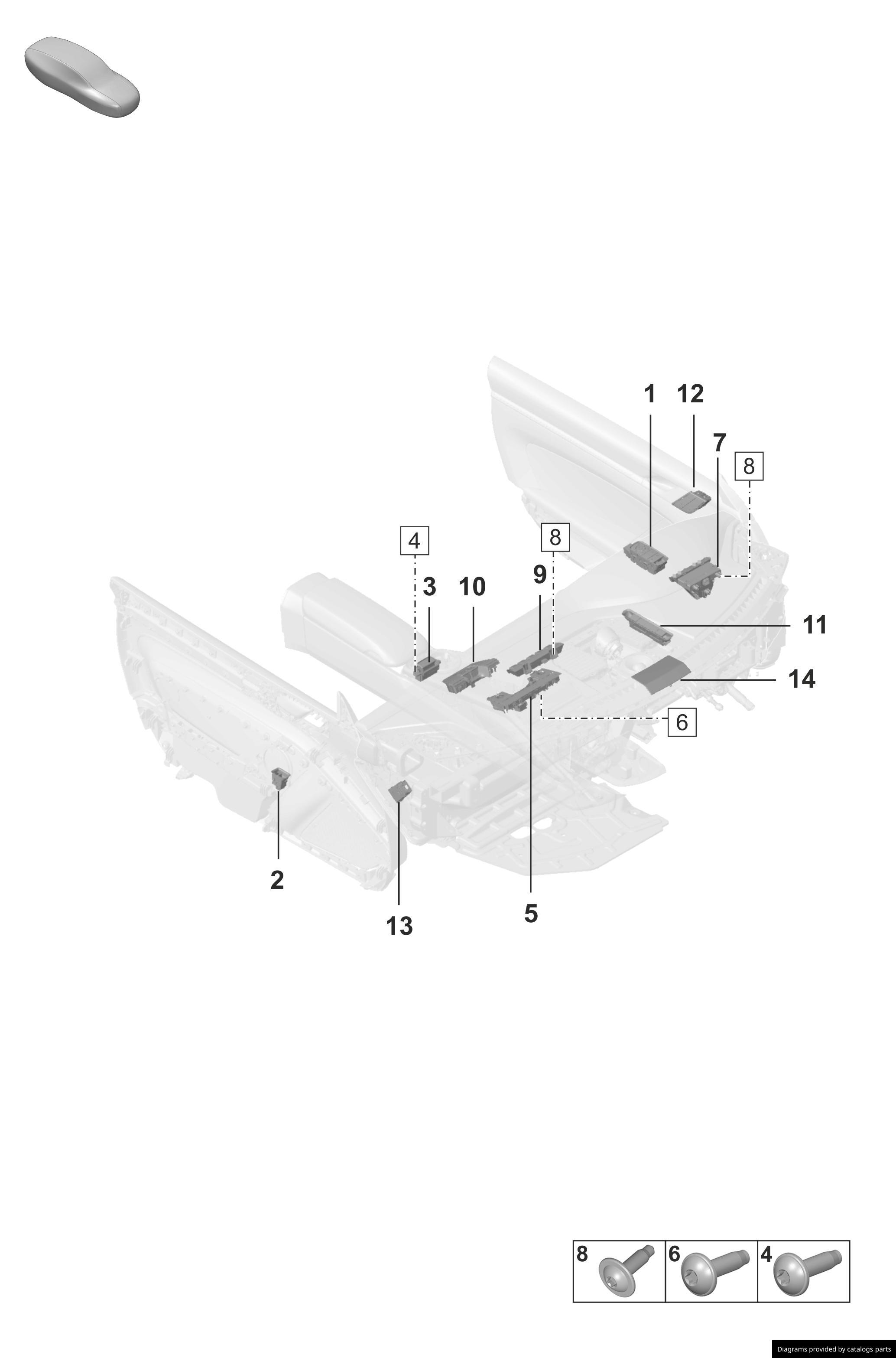 Car part diagram