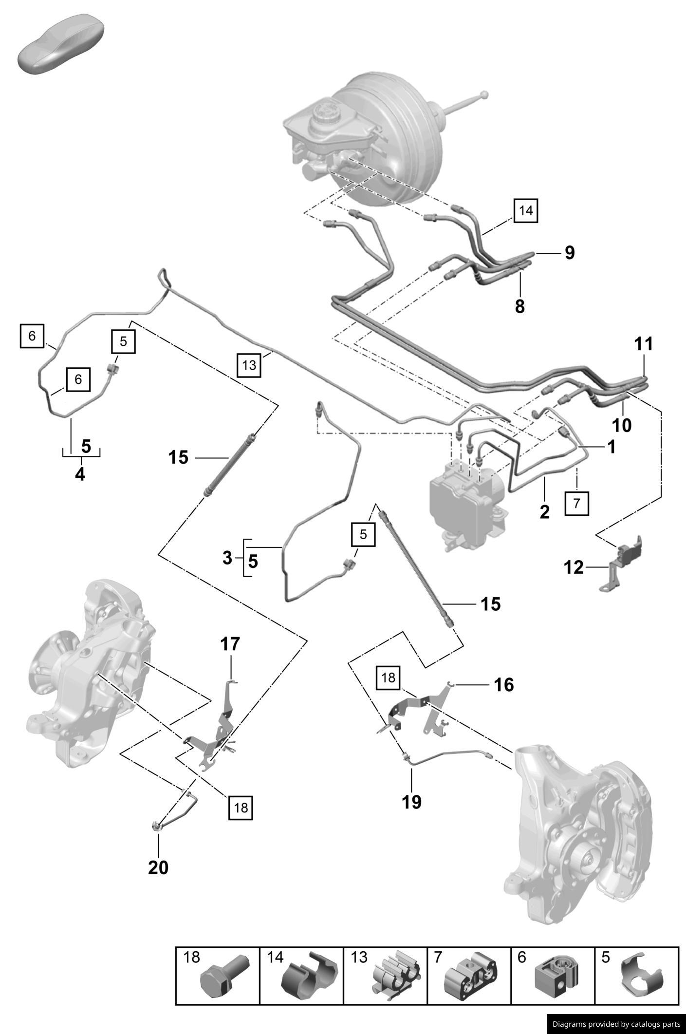 Car part diagram
