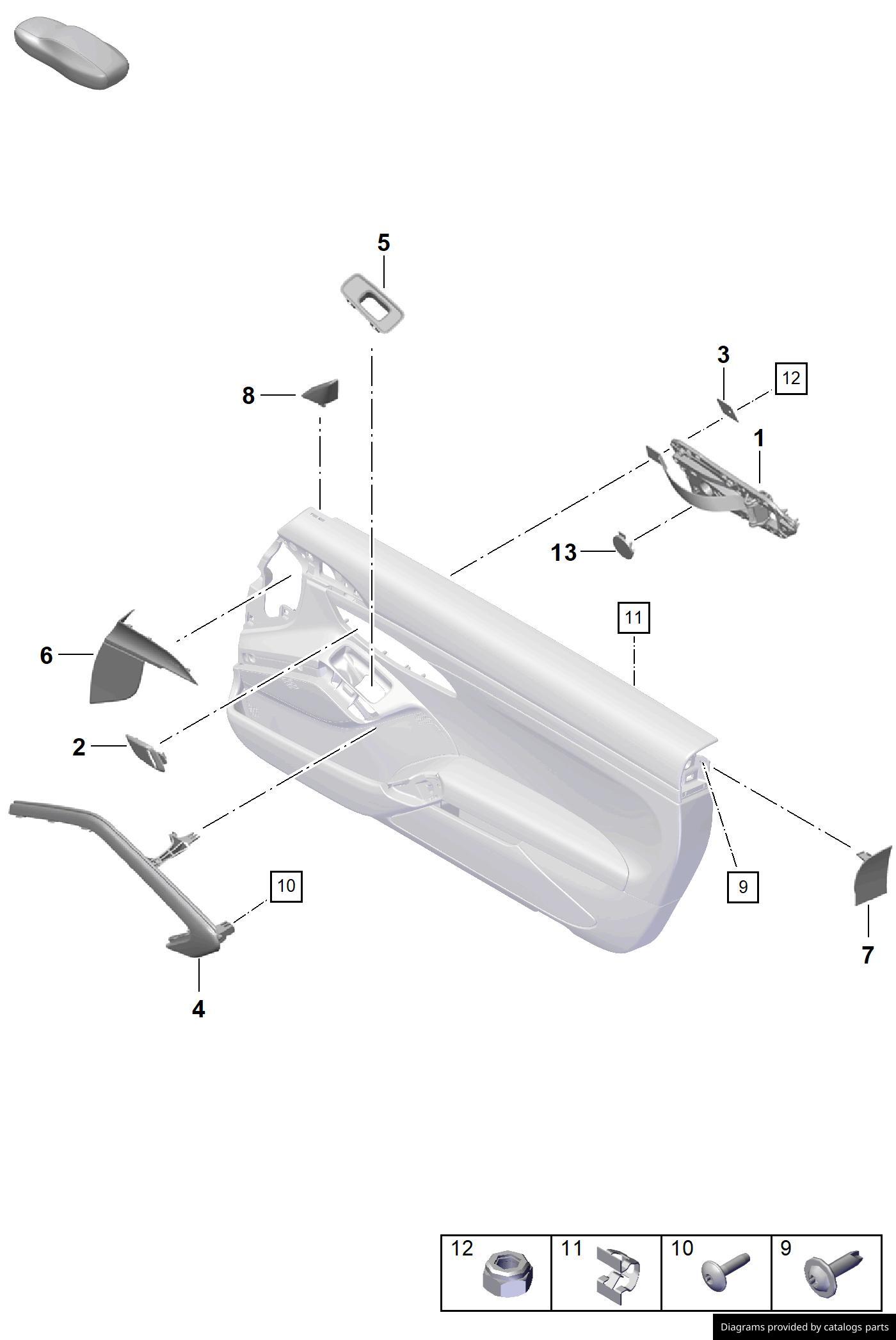 Car part diagram