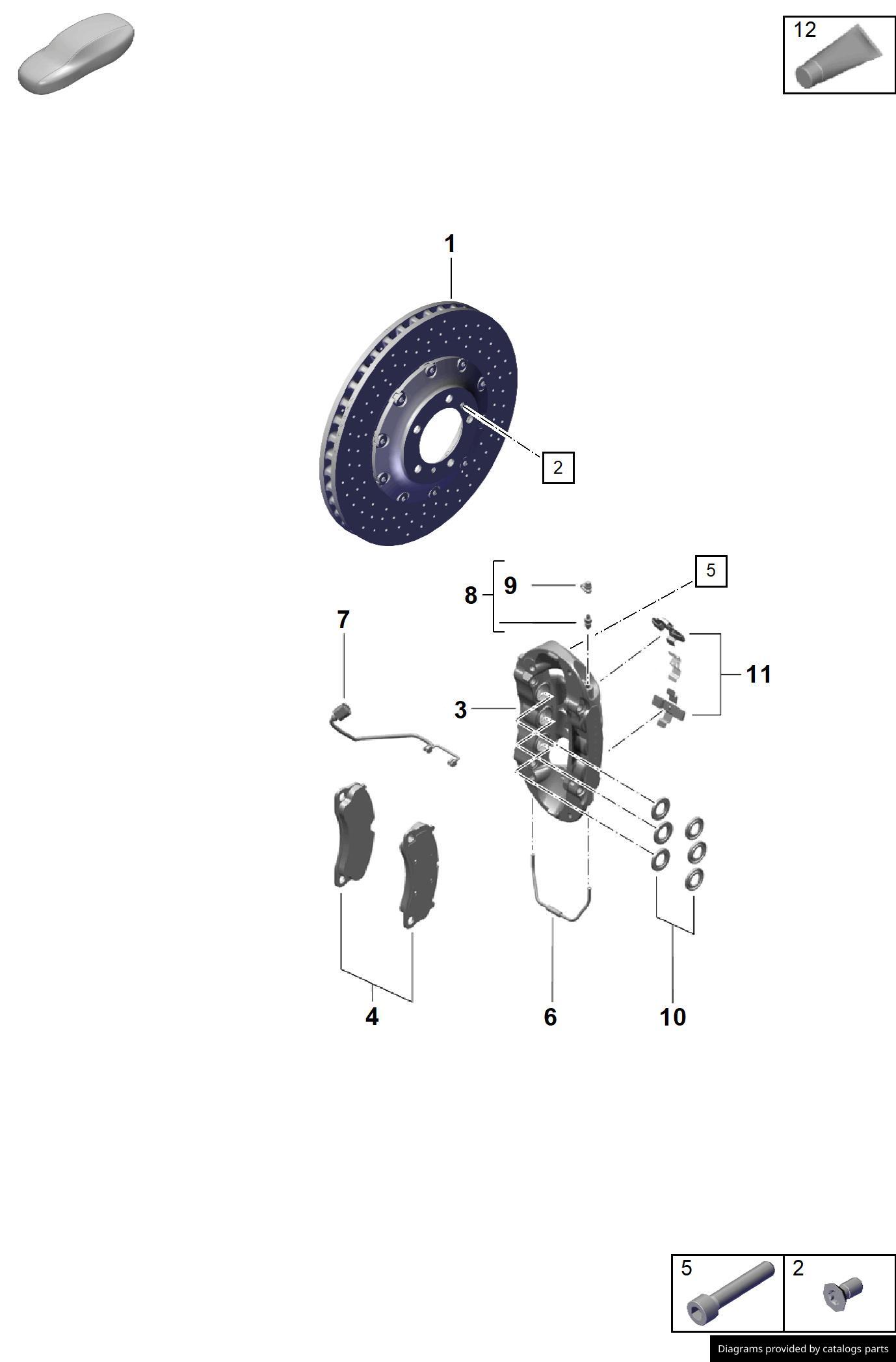 Car part diagram