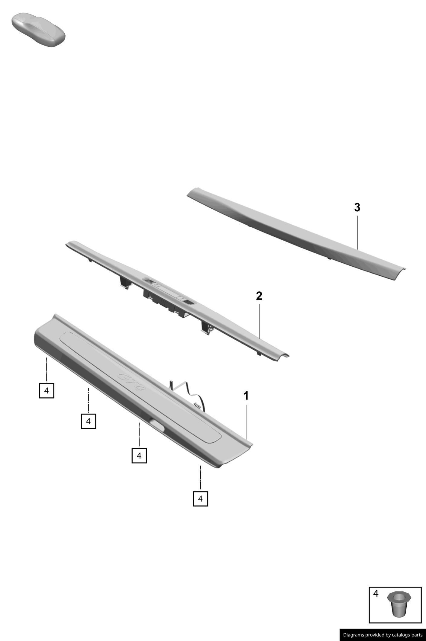 Car part diagram