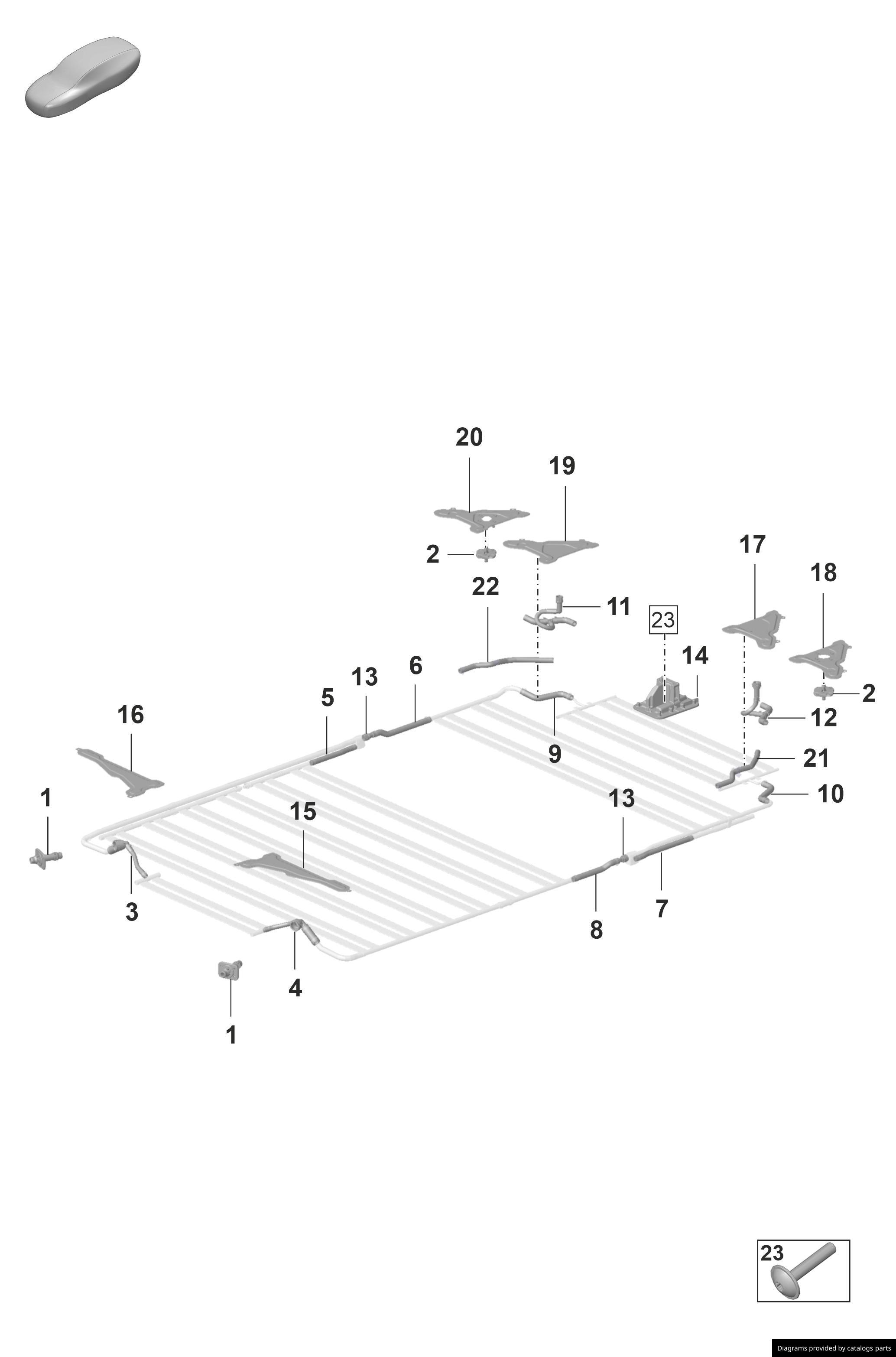 Car part diagram