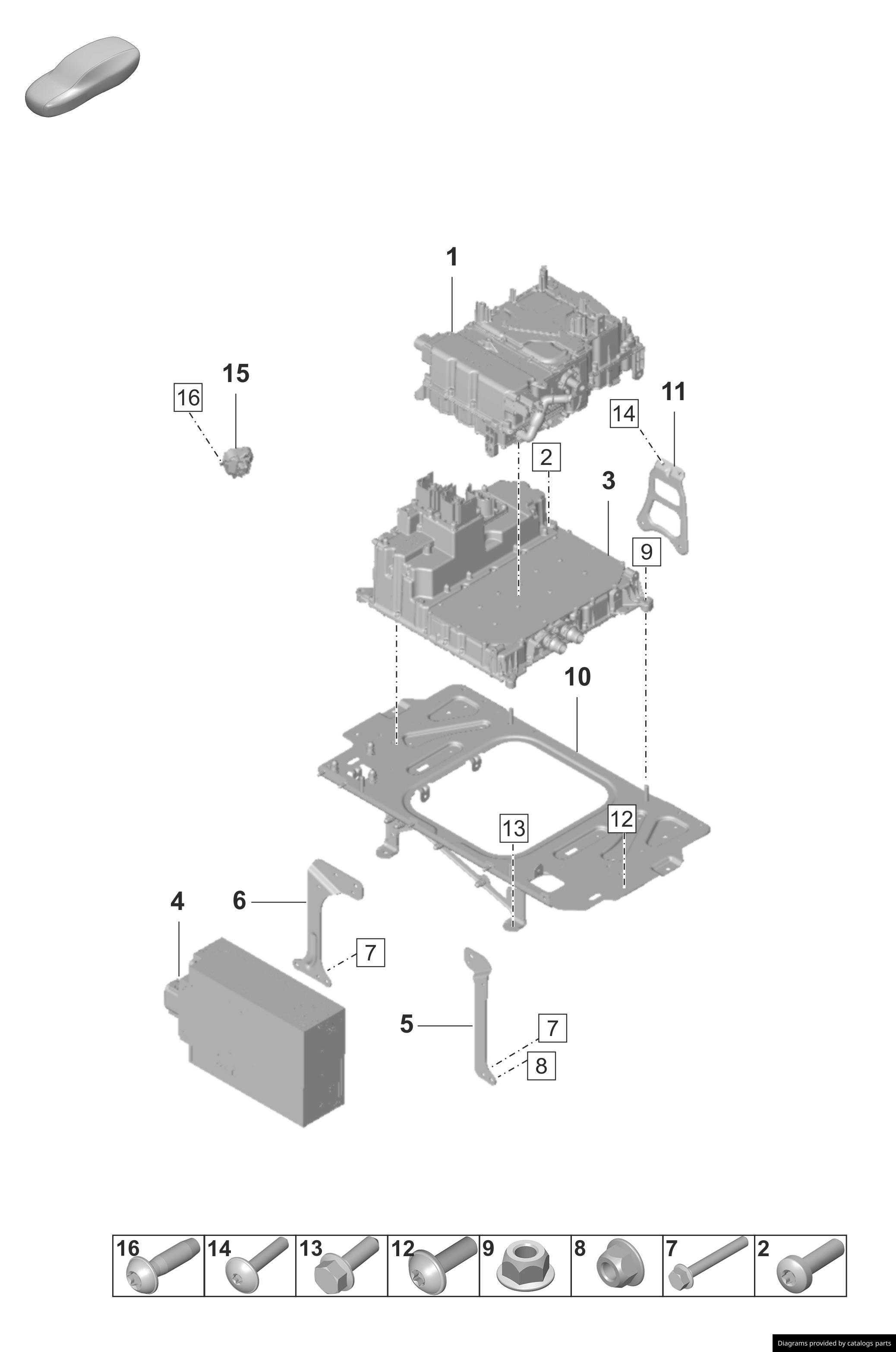 Car part diagram