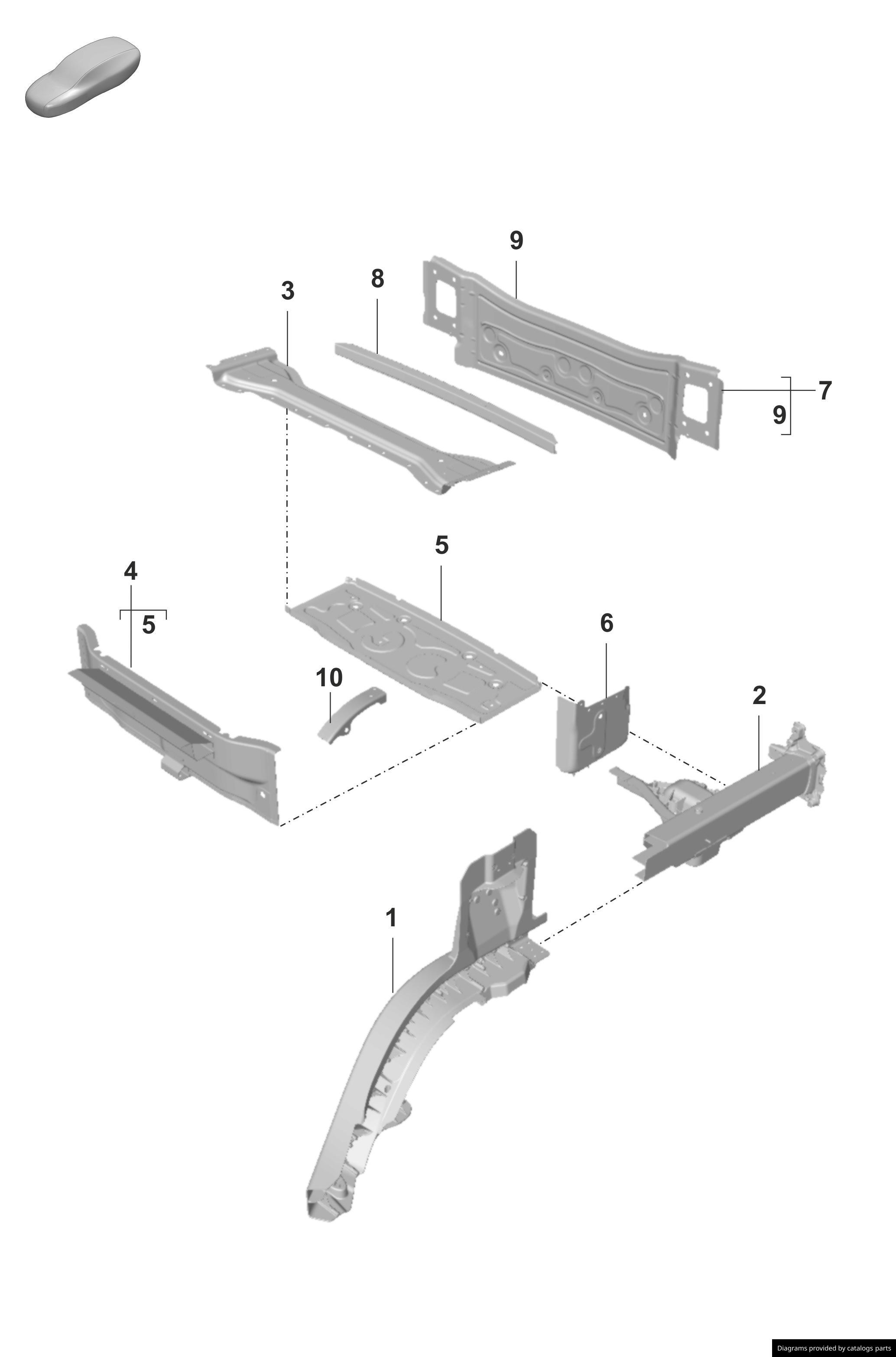 Car part diagram