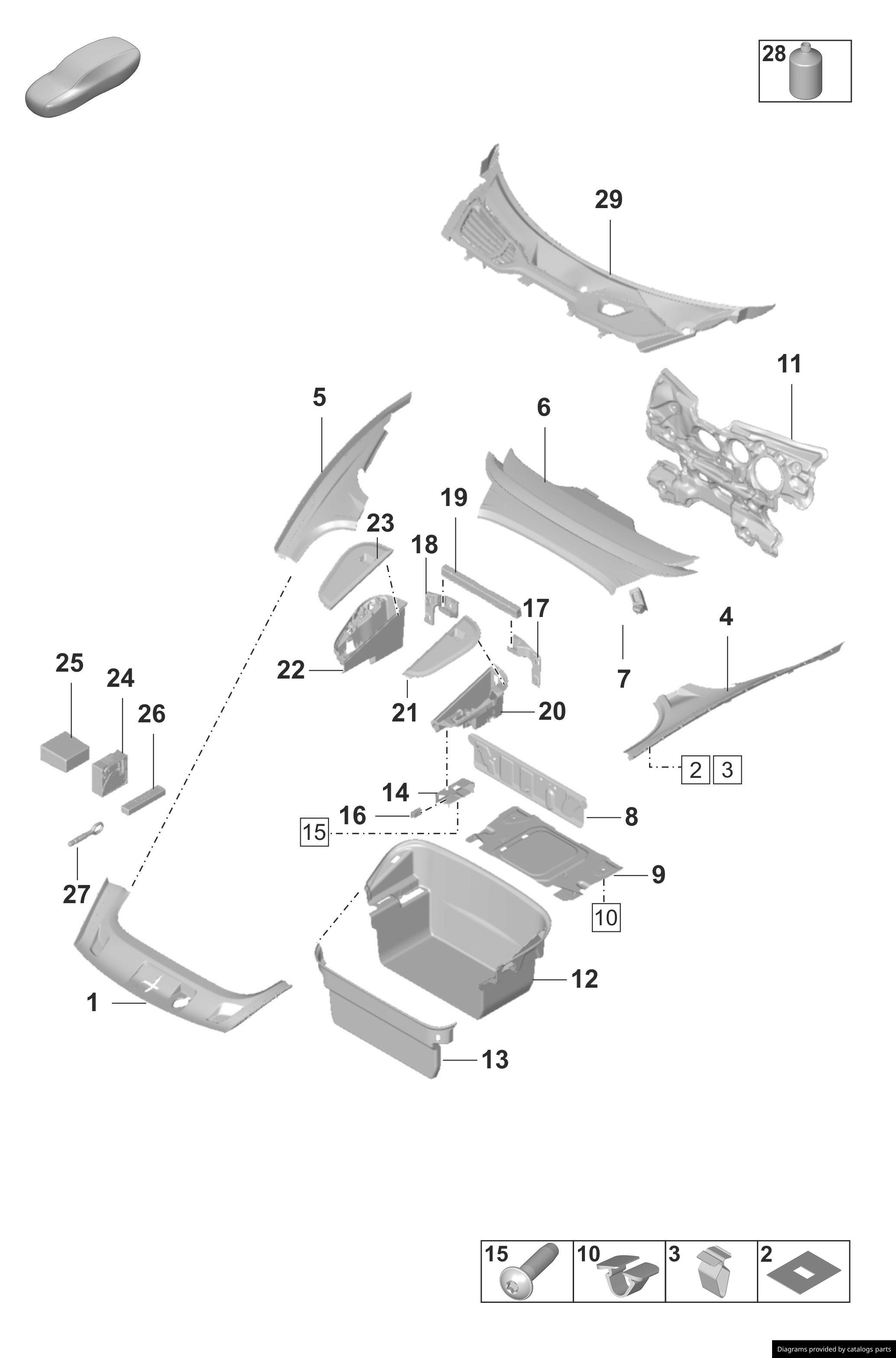 Car part diagram