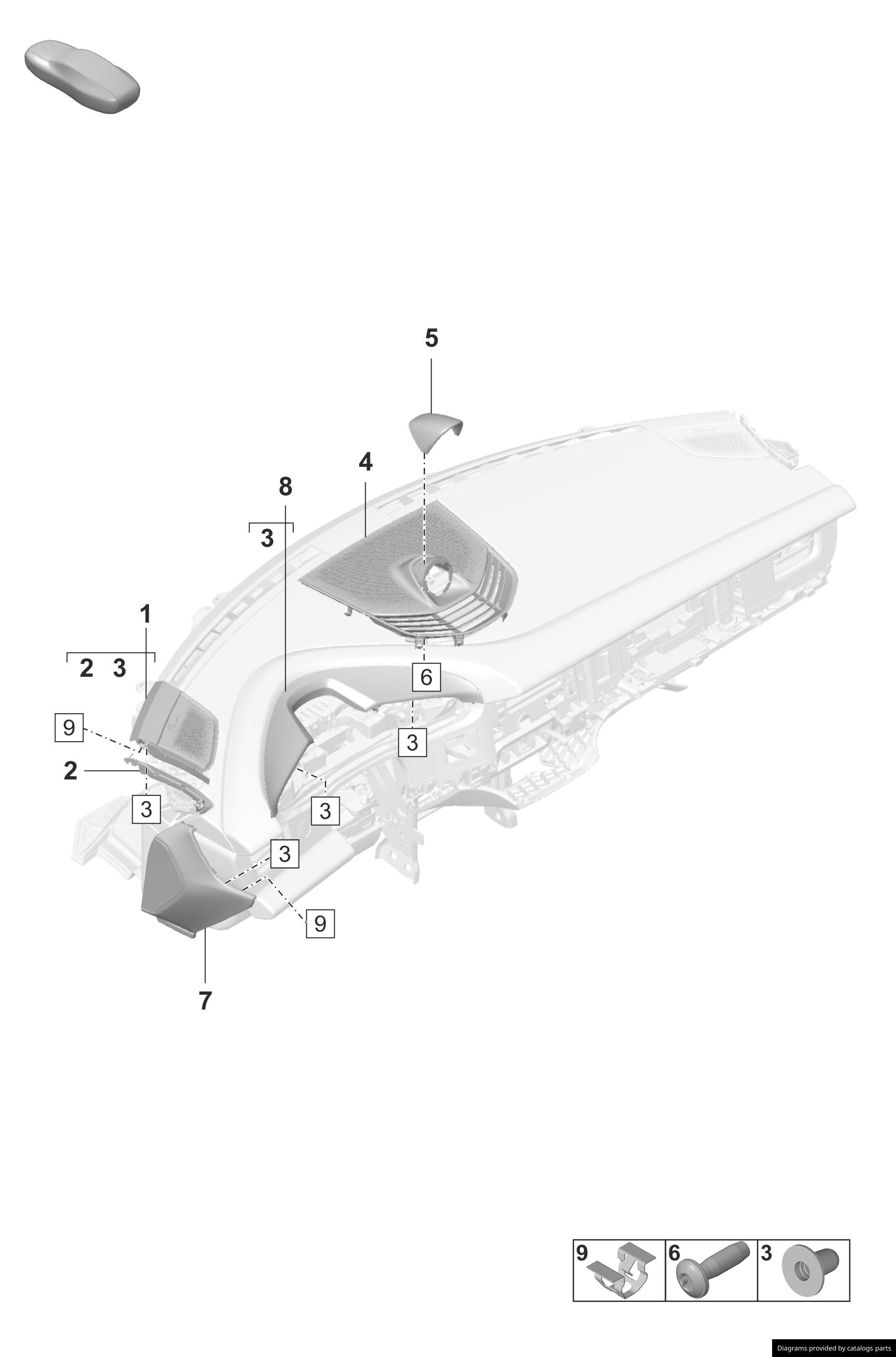 Car part diagram