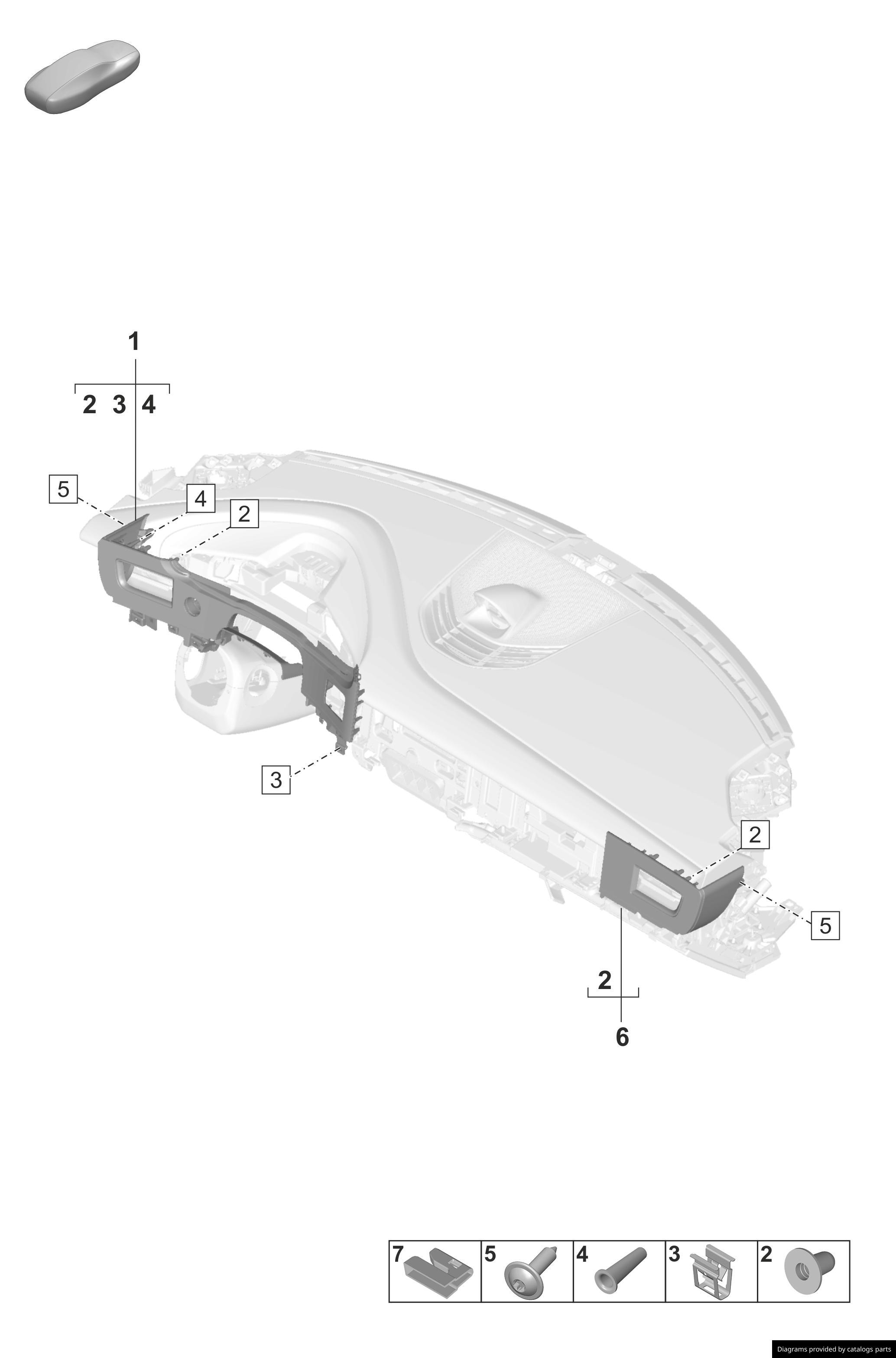 Car part diagram