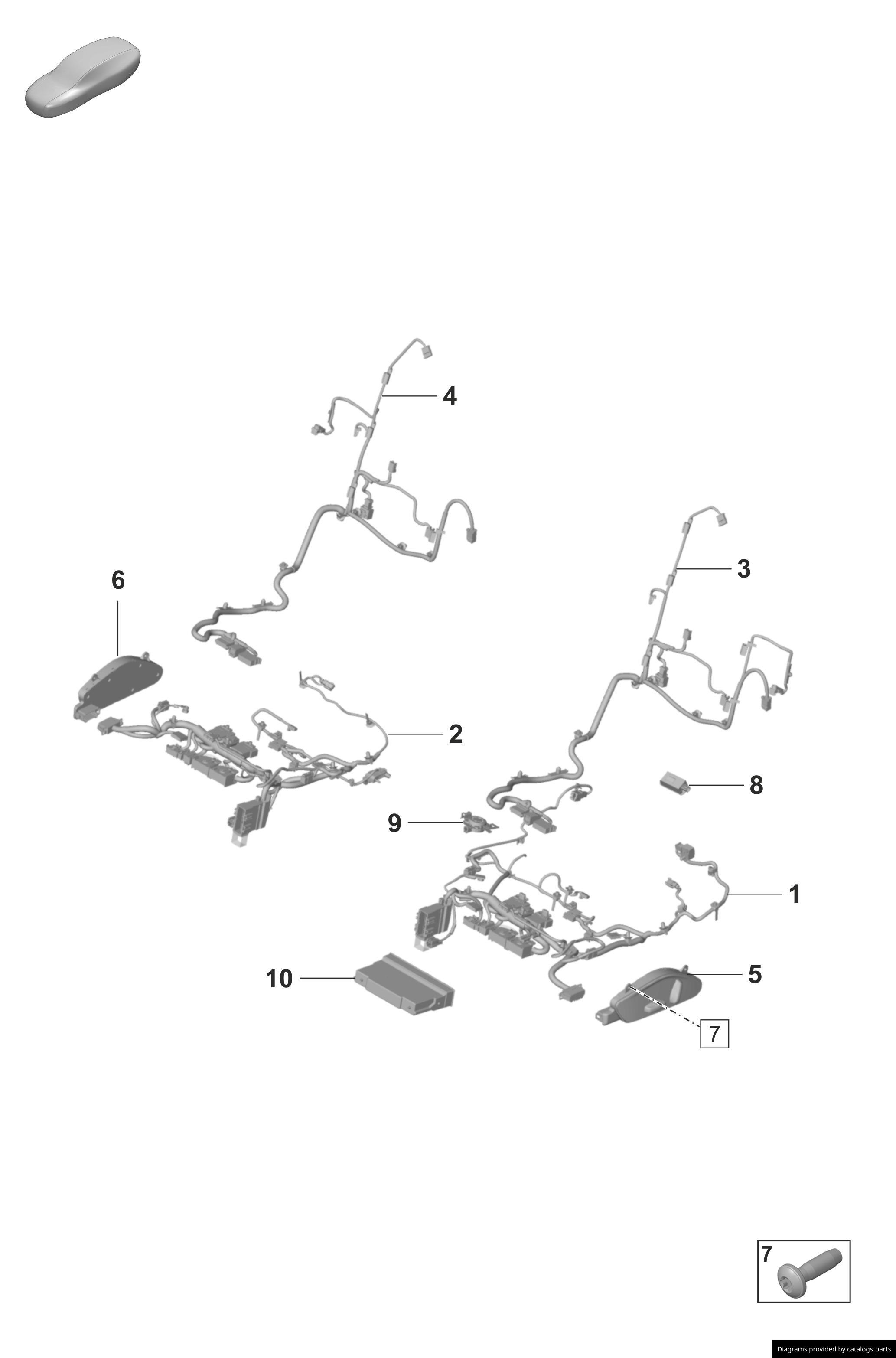 Car part diagram