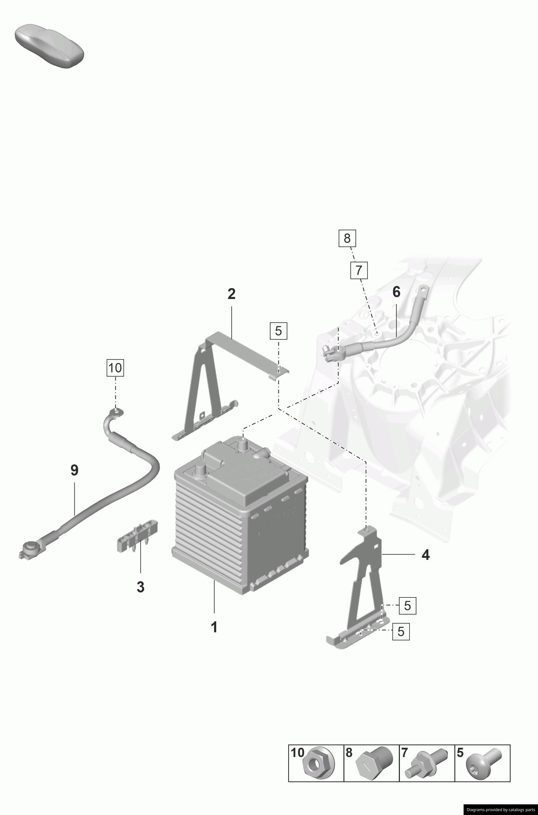 Car part diagram