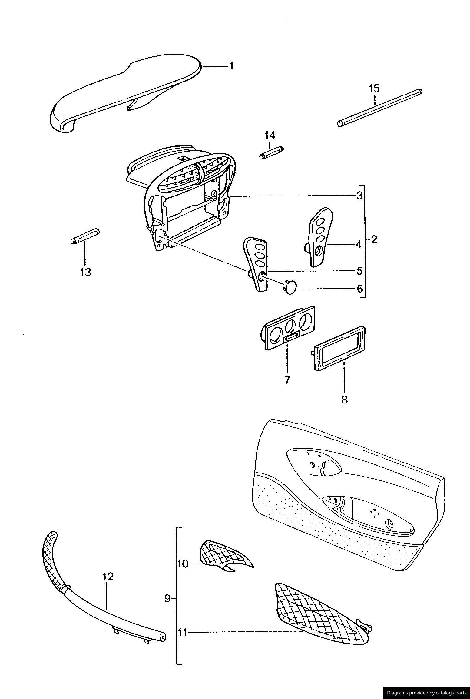 Car part diagram