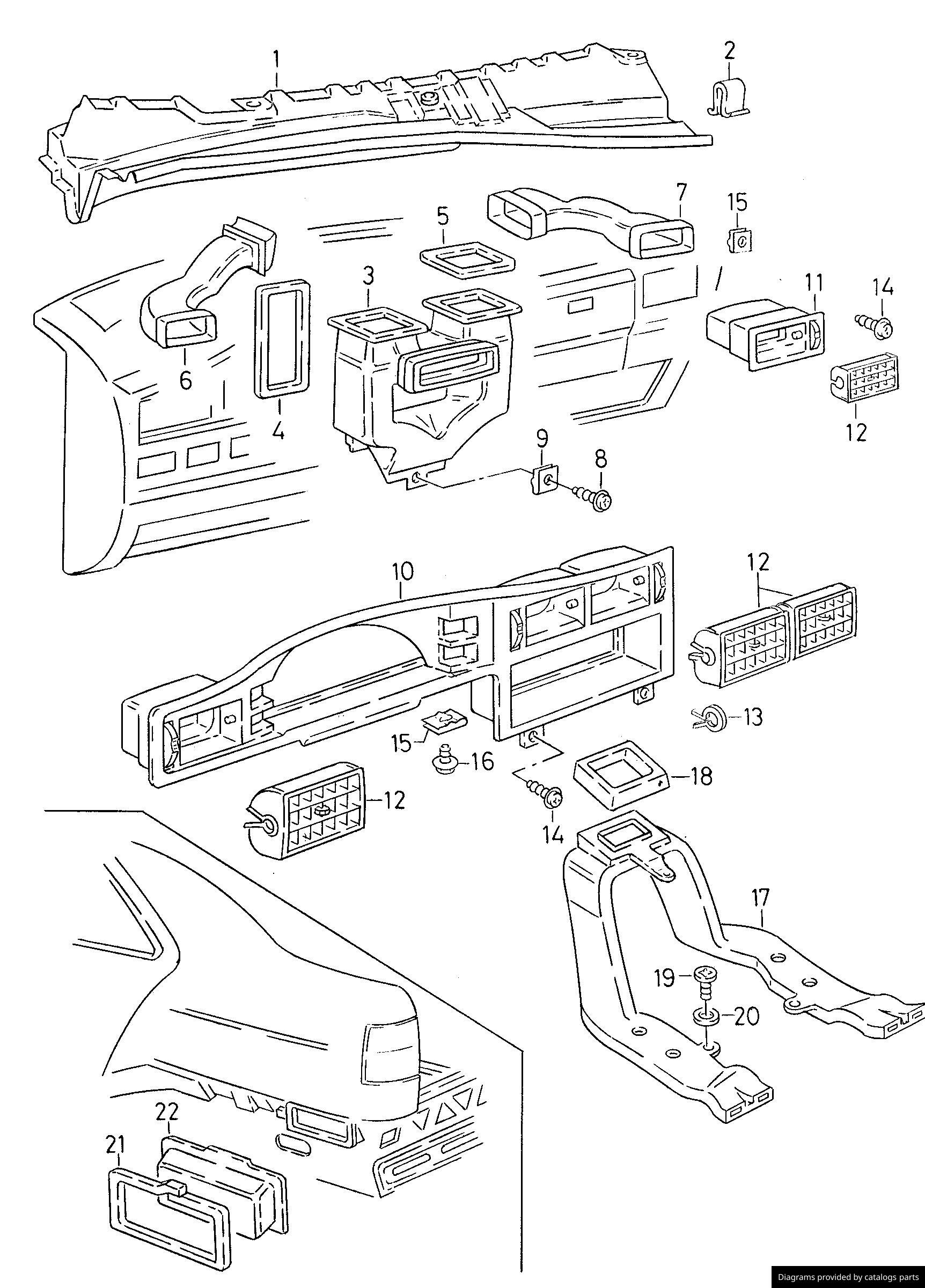 Car part diagram