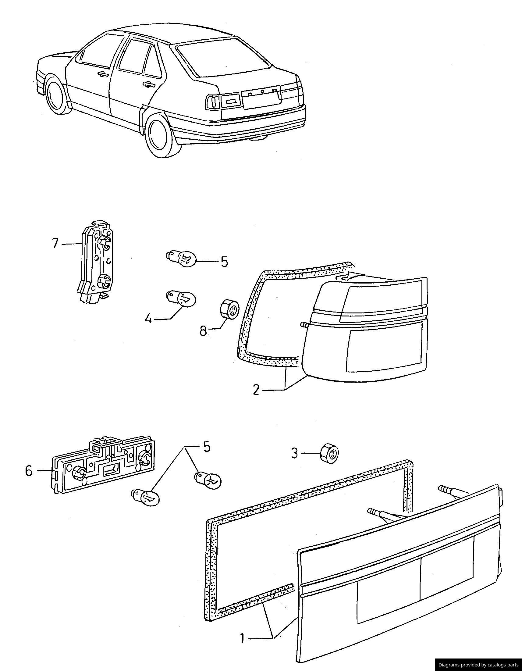 Car part diagram