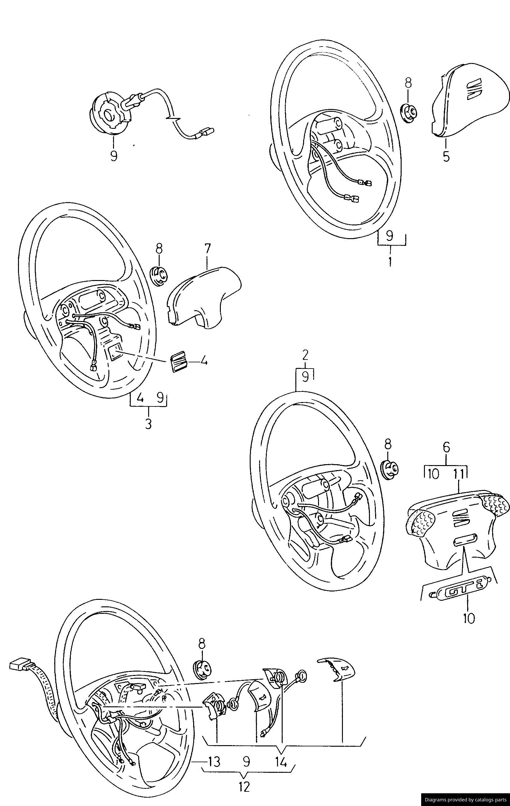 Car part diagram