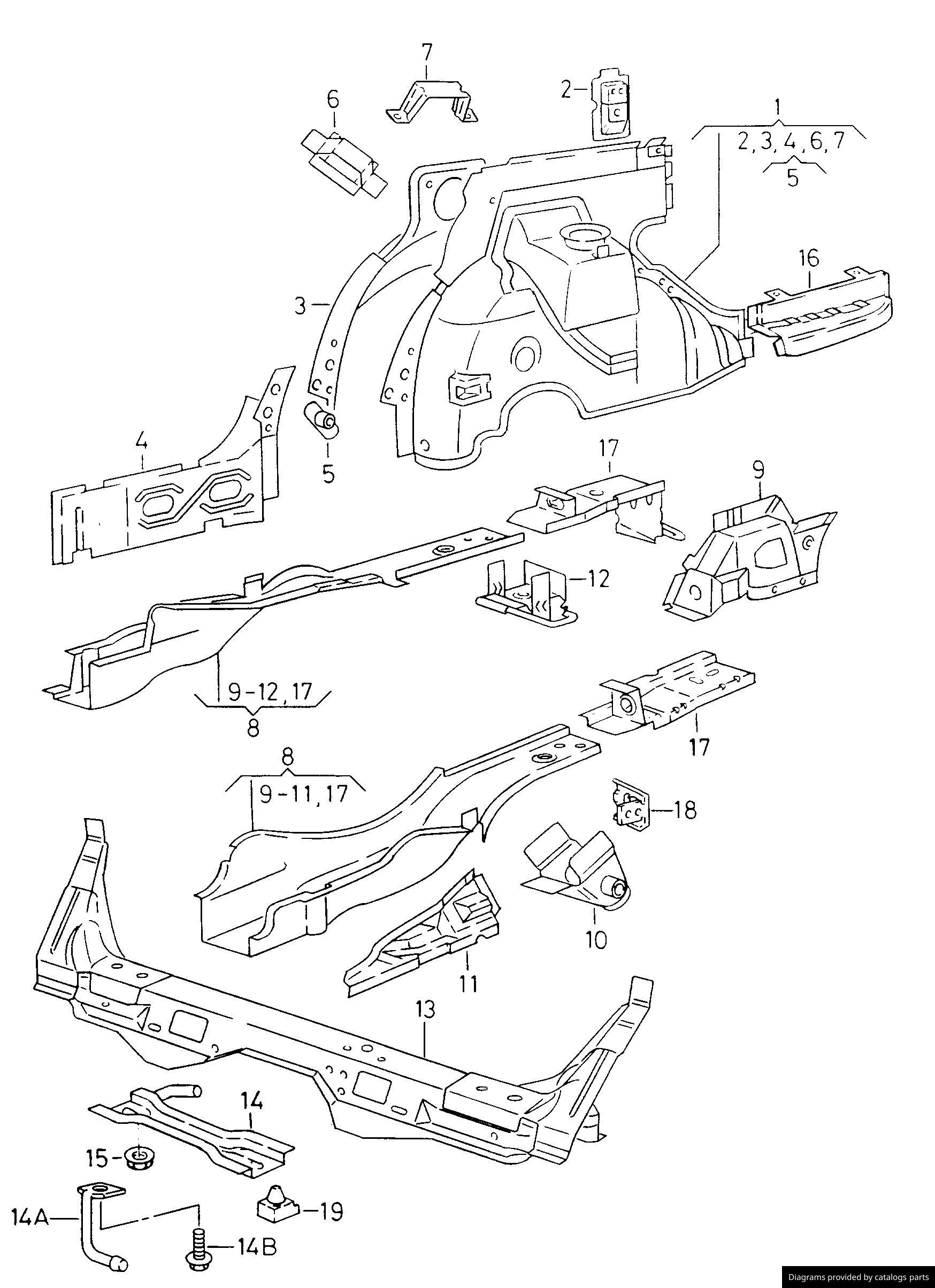 Car part diagram