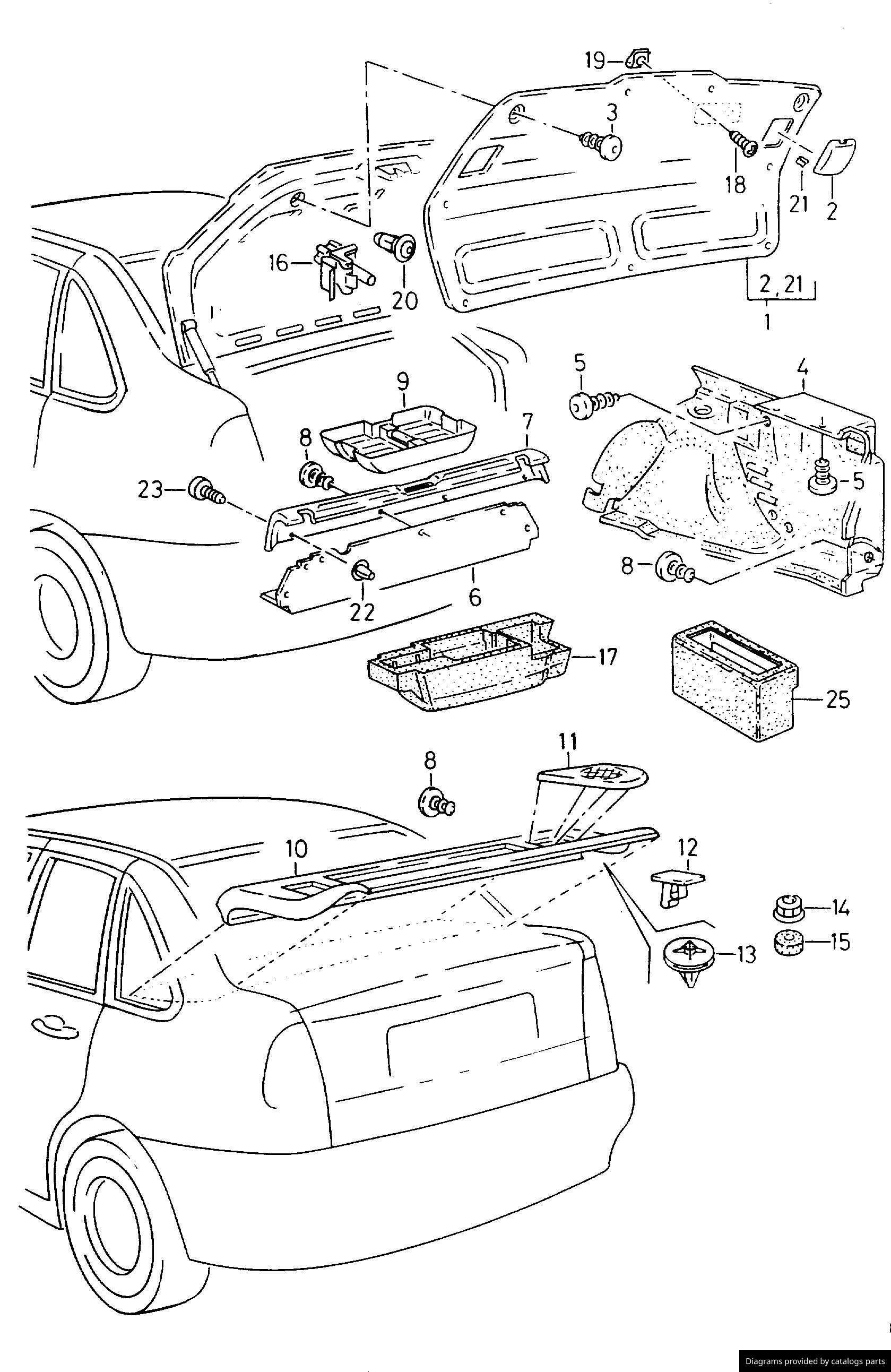 Car part diagram