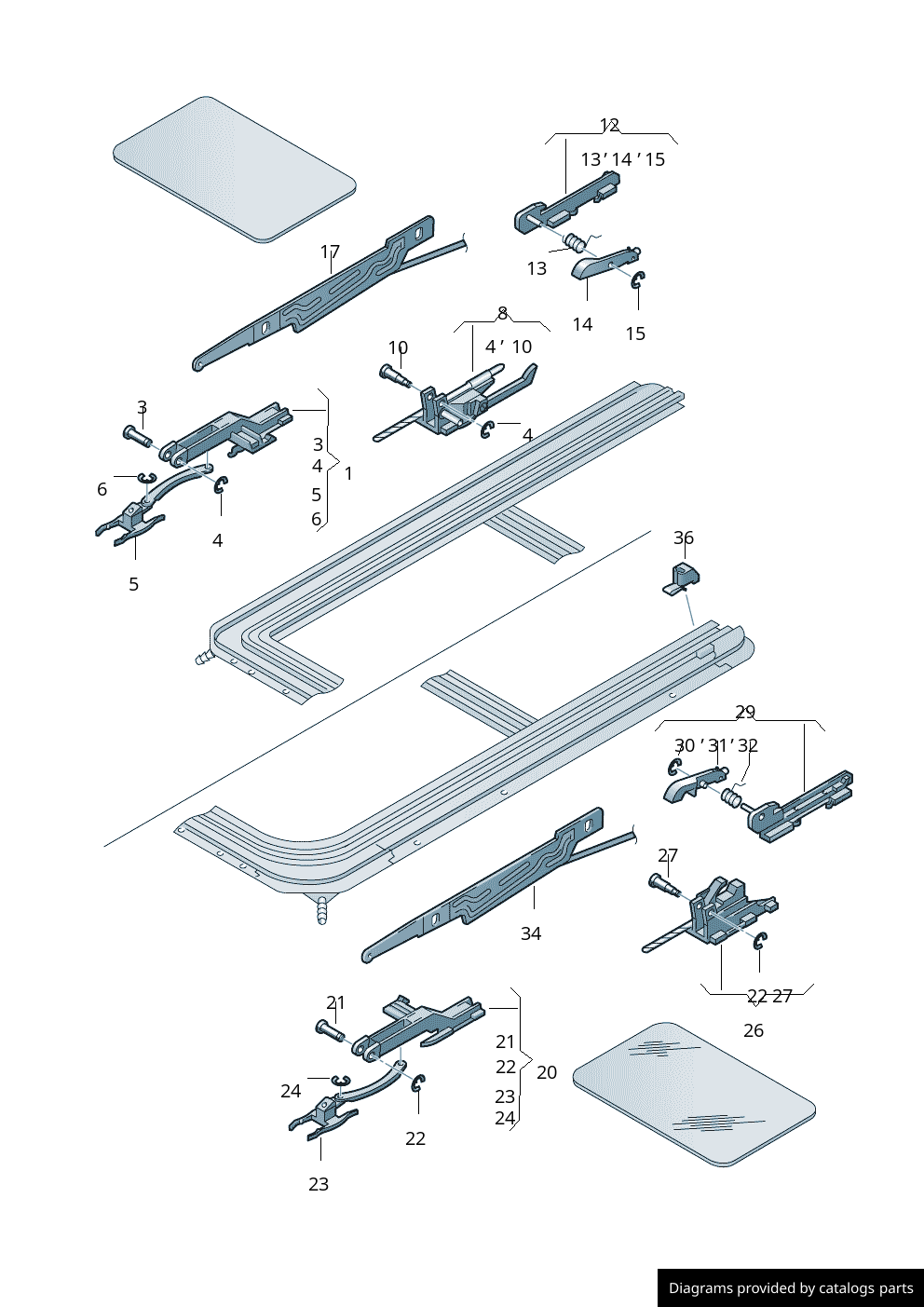 Car part diagram