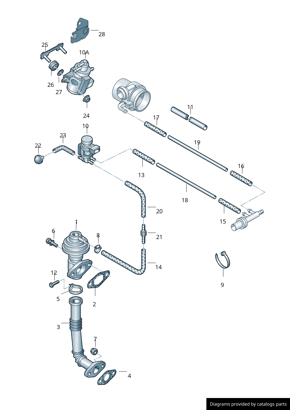Car part diagram