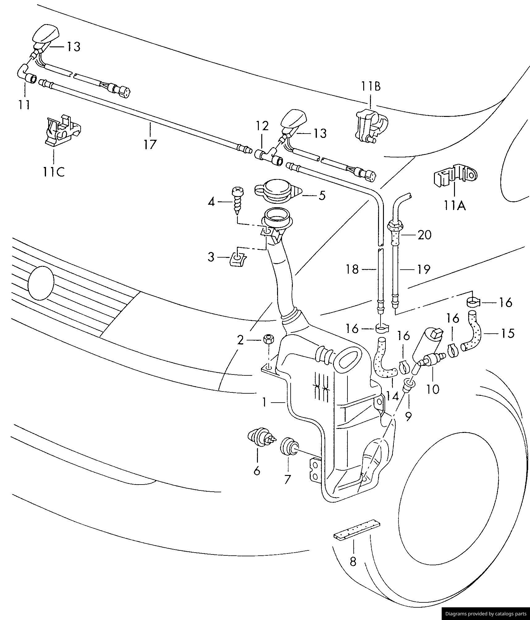 Car part diagram
