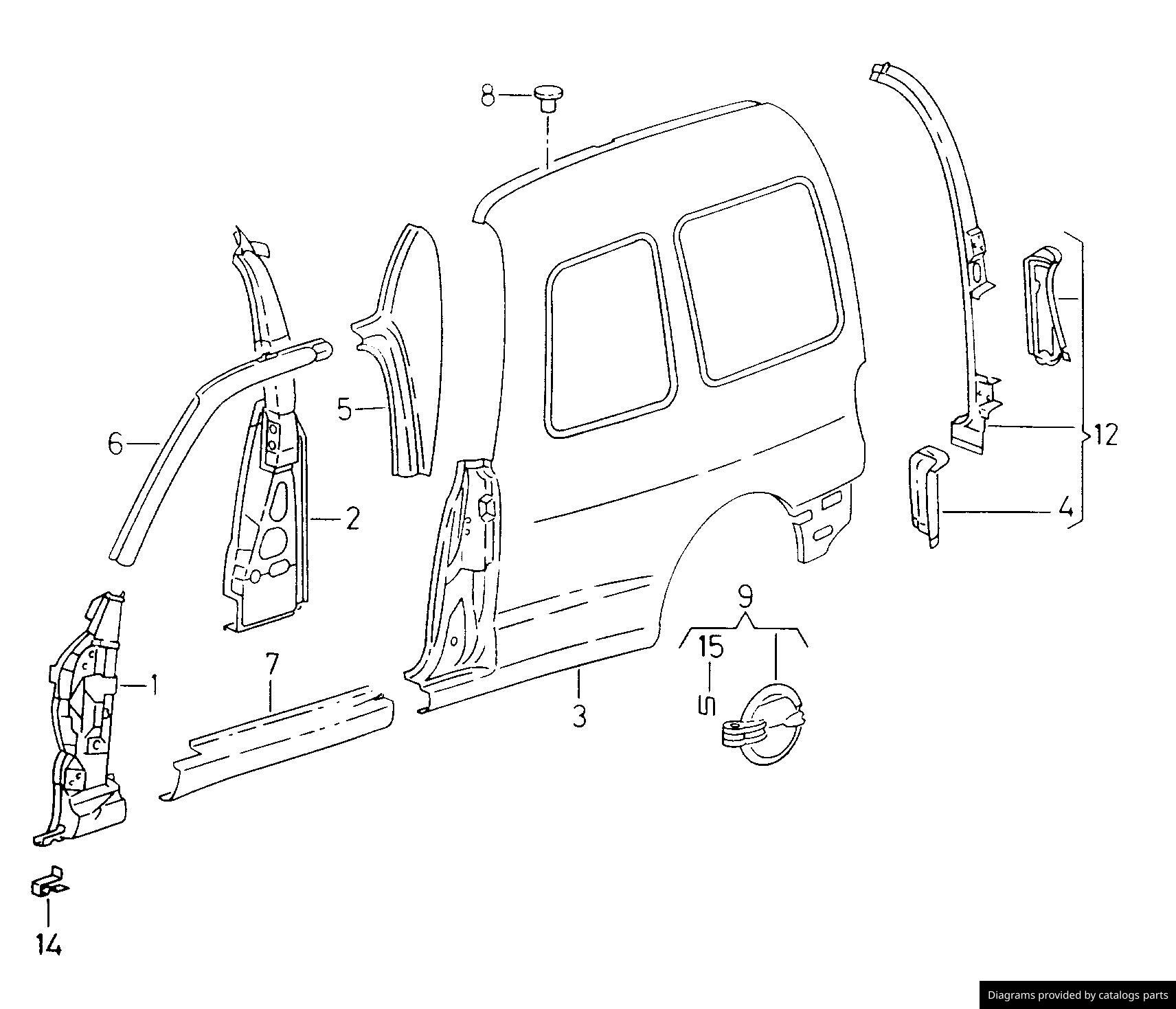 Car part diagram