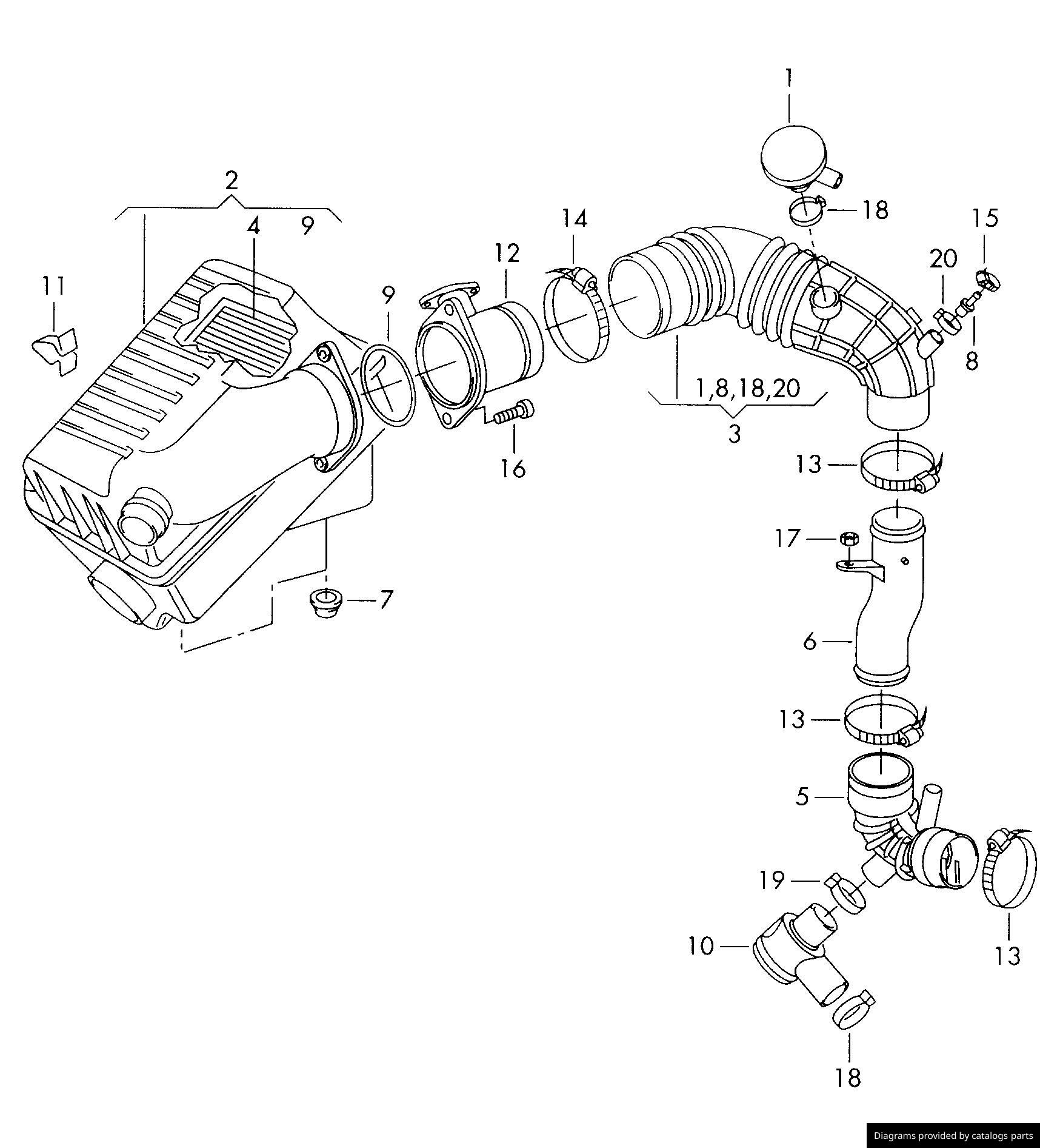 Car part diagram