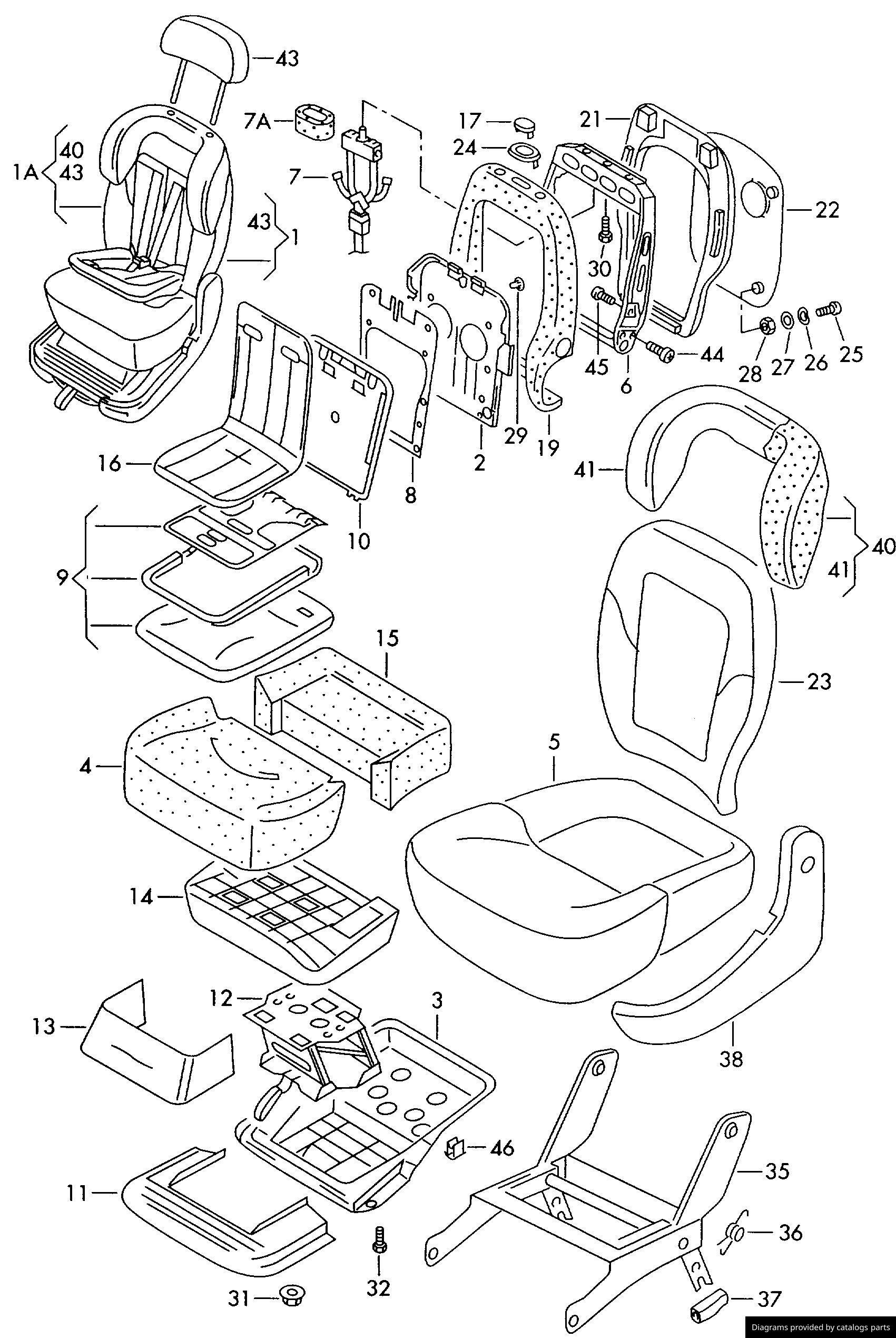 Car part diagram