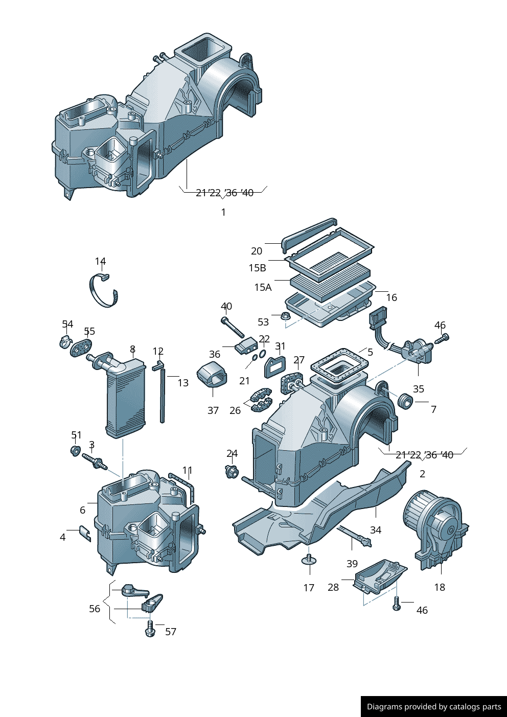 Car part diagram